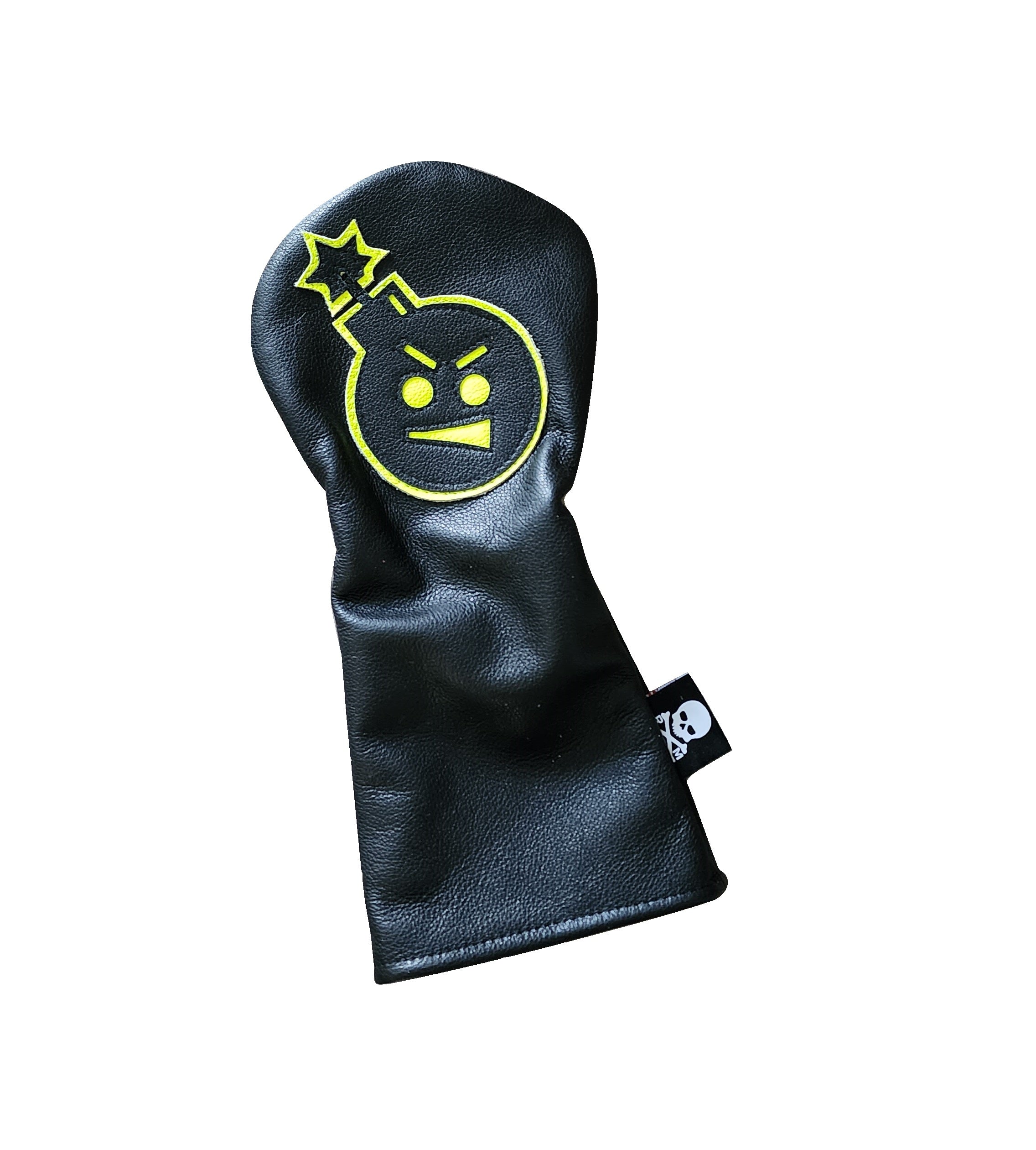 Limited Edition! The Neon and Black "Angry Bomb" Driver Headcover - Robert Mark Golf