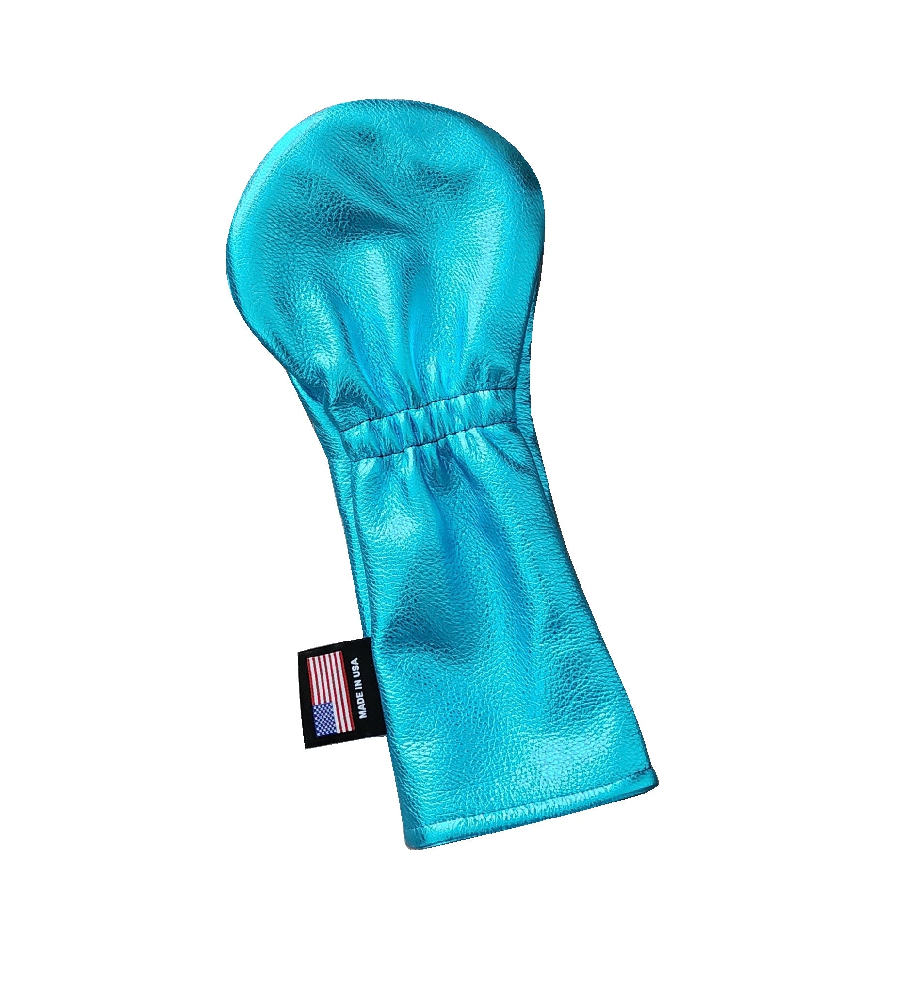 One-Of-A-Kind! Black Alligator Skull & Bones Metallic Blue Driver Headcover - Robert Mark Golf