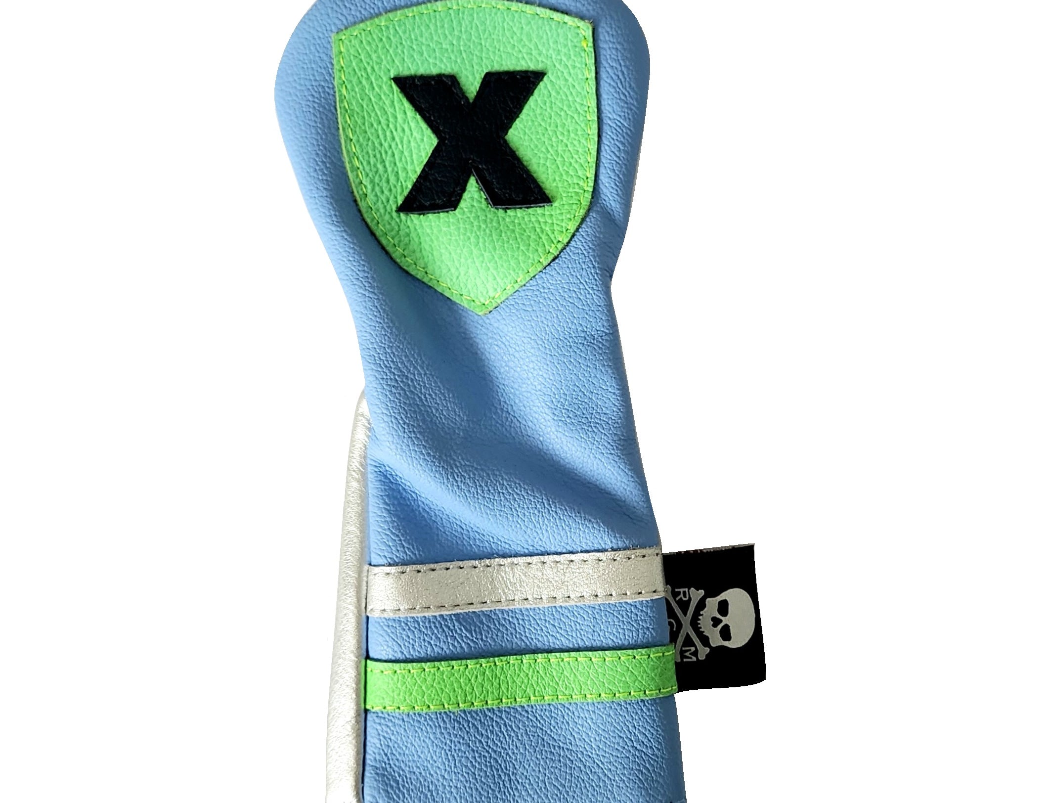One-Of-A-Kind! Neon Green X Shield Hybrid Headcover - Robert Mark Golf