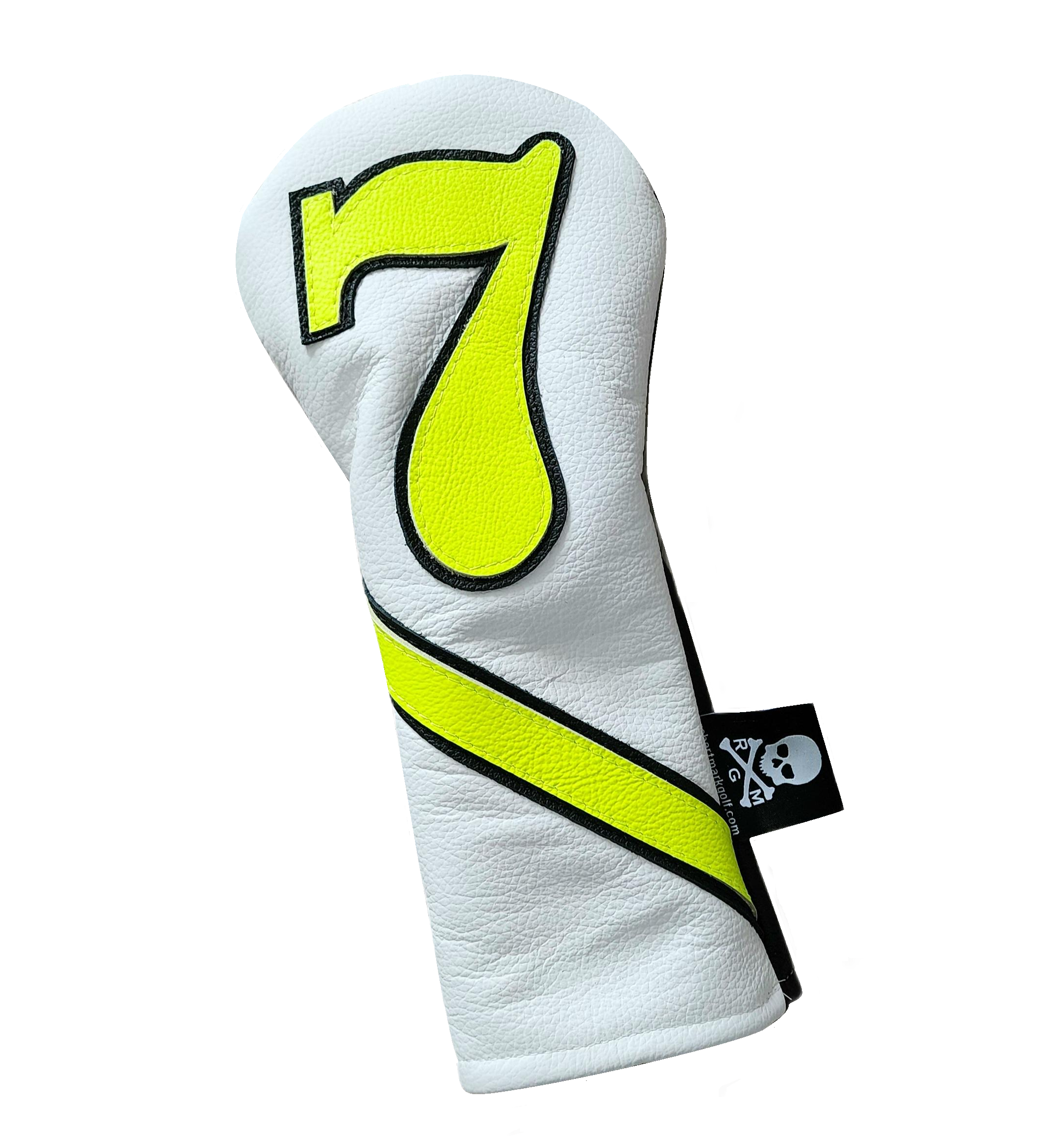 NEW! One of a Kind! Neon Number #7 Fairway Wood Headcover - Robert Mark Golf