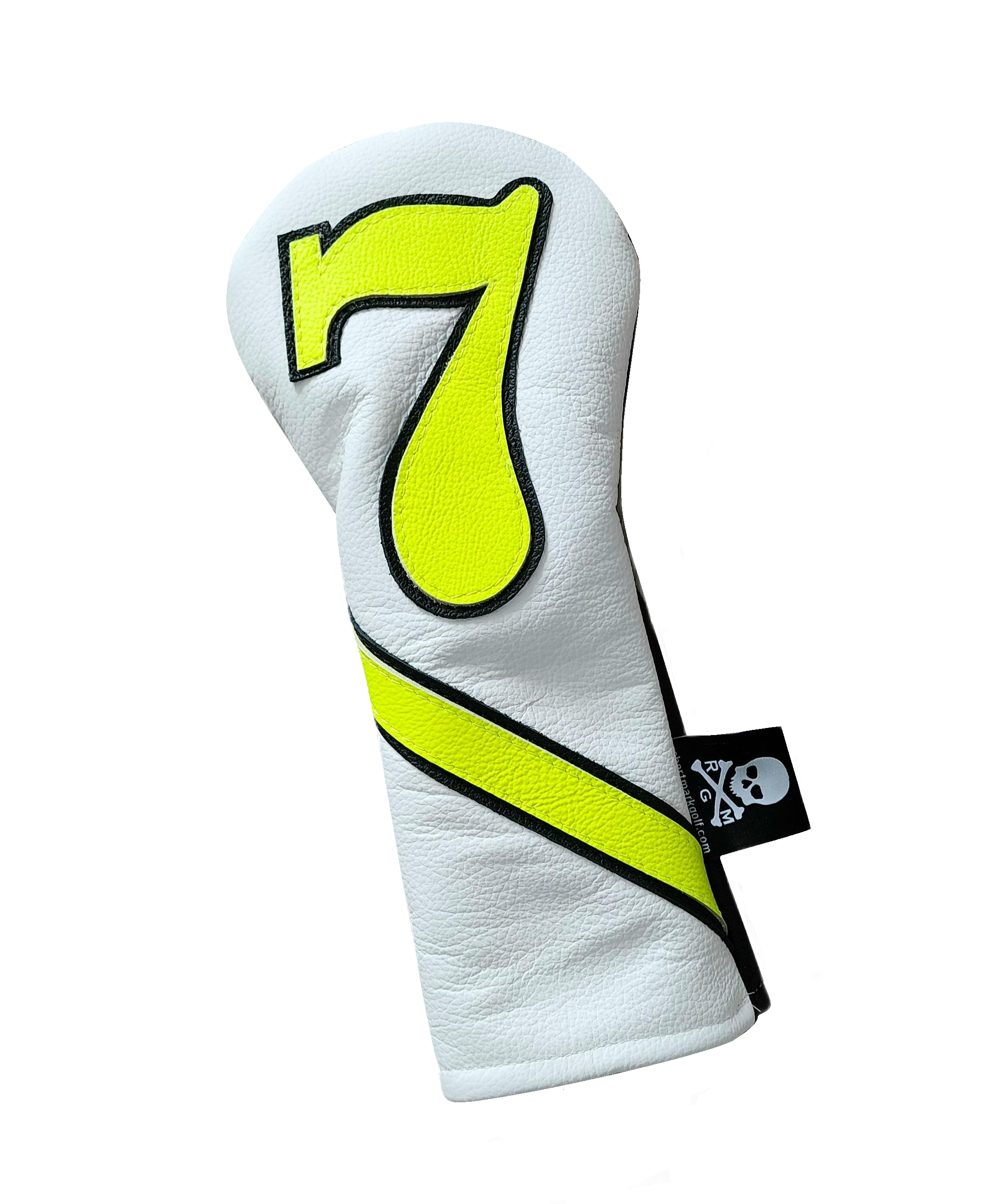 NEW! One of a Kind! Neon Number #7 Fairway Wood Headcover - Robert Mark Golf
