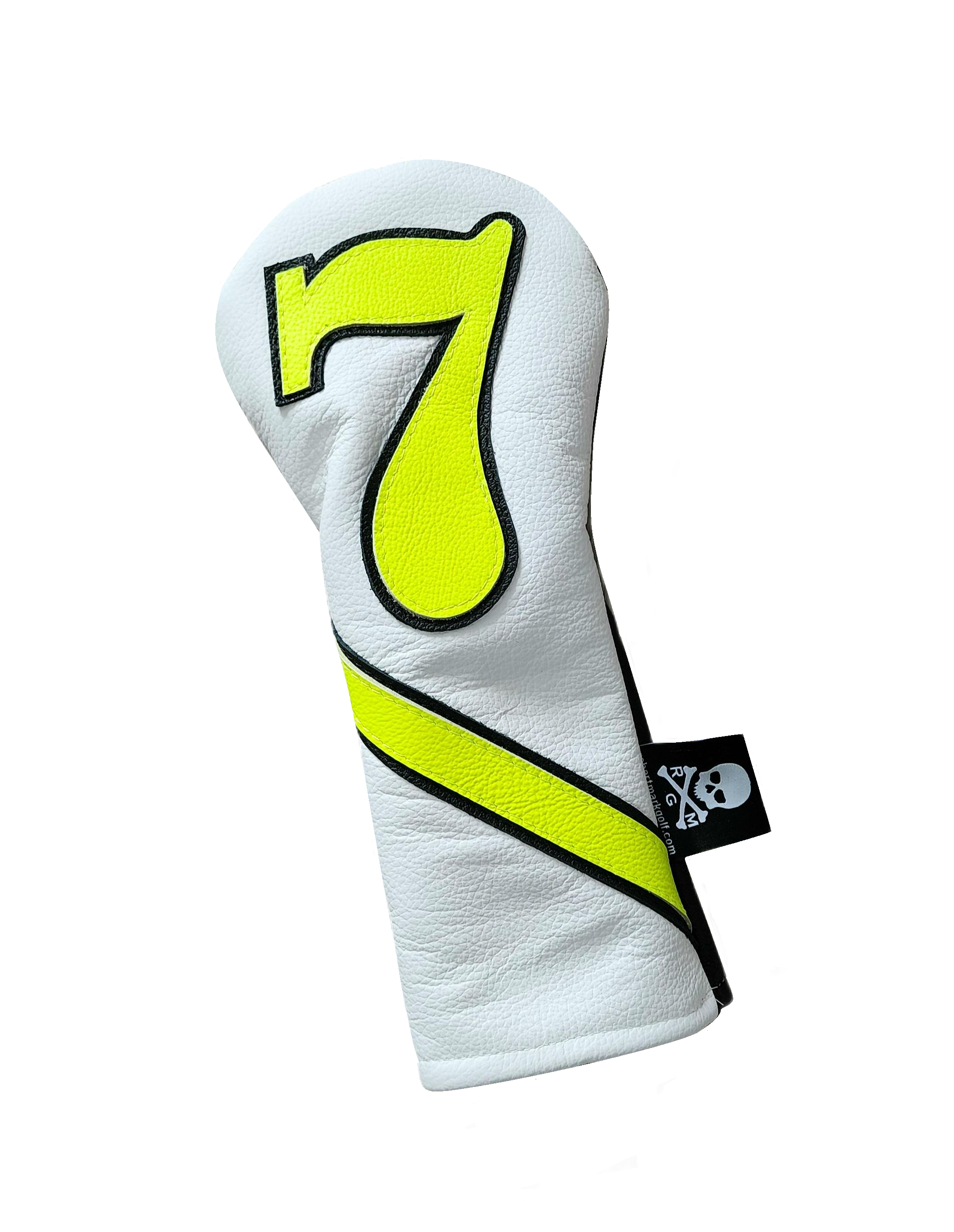 NEW! One of a Kind! Neon Number #7 Fairway Wood Headcover - Robert Mark Golf