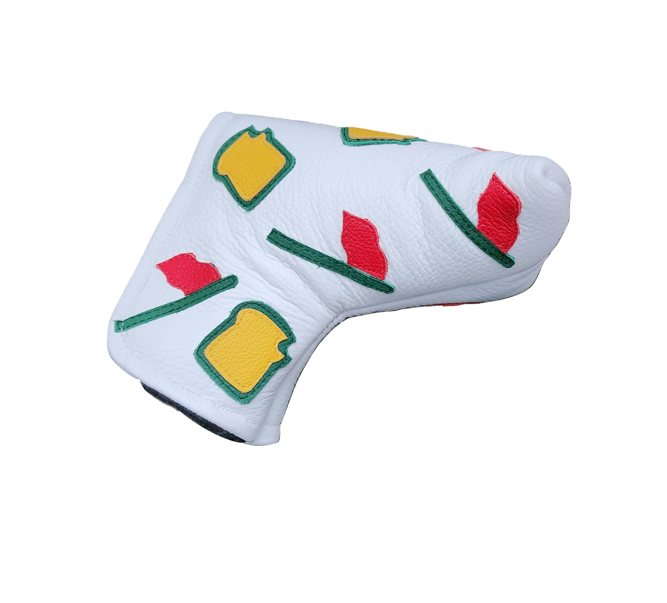 NEW! Augusta, The Masters inspired, Pin Flags & Pimento Cheese Putter Cover - Robert Mark Golf