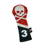 One Of A Kind! USA Skull & Bones, #3, Fairway Wood Headcover