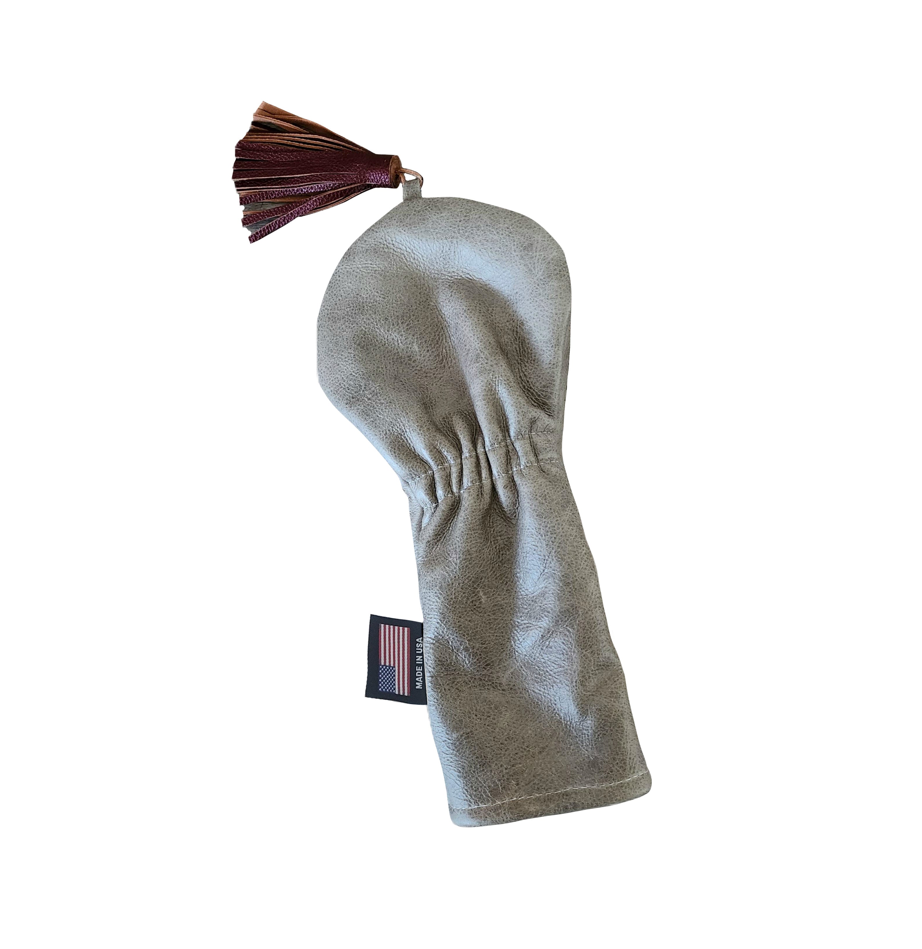 NEW! The RMG Retro Tassel Distressed Leather Driver Headcover - Robert Mark Golf