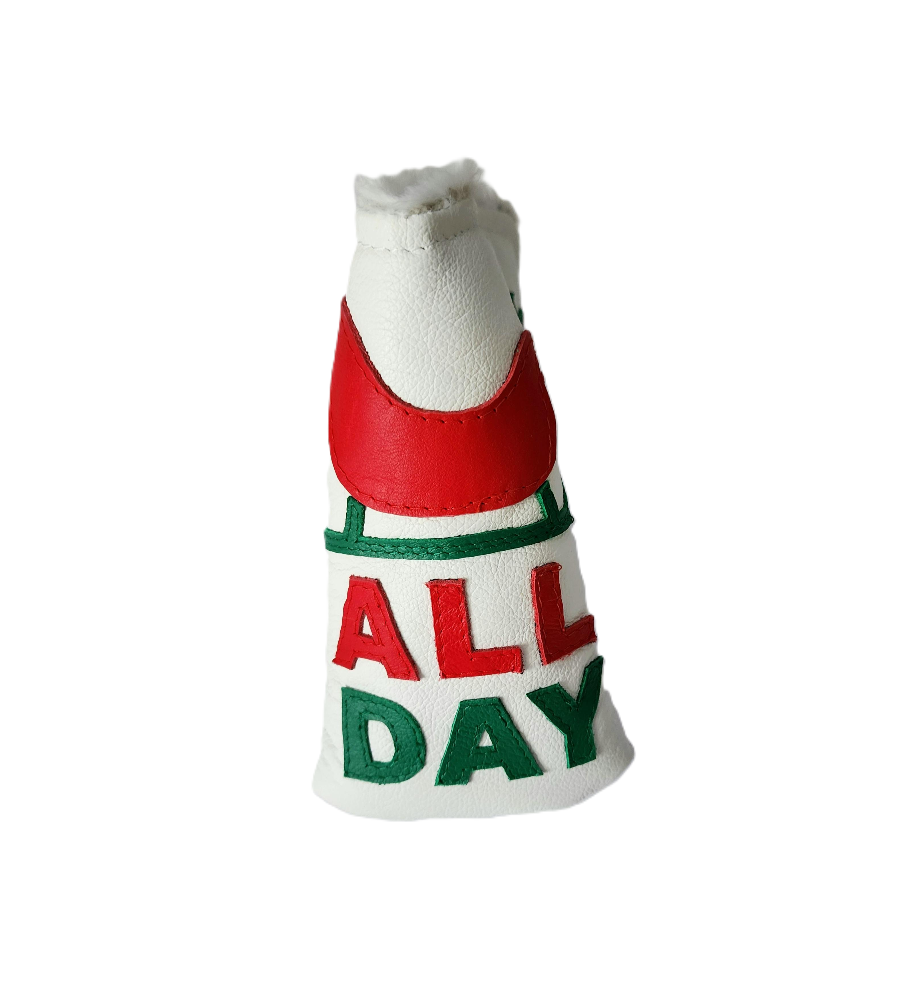 NEW! One-Of-A-Kind! Holiday, Christmas "Sleigh/Slay ALL DAY" Putter Cover!