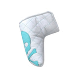 One of a Kind! The RMG, Robin's Egg Blue Skull & Bones Blade Putter Cover!