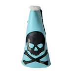 The Robin's Egg Blue, Tiffany, Camo Triple SKULL & BONES Blade, Mid Mallet Putter Cover! - Robert Mark Golf