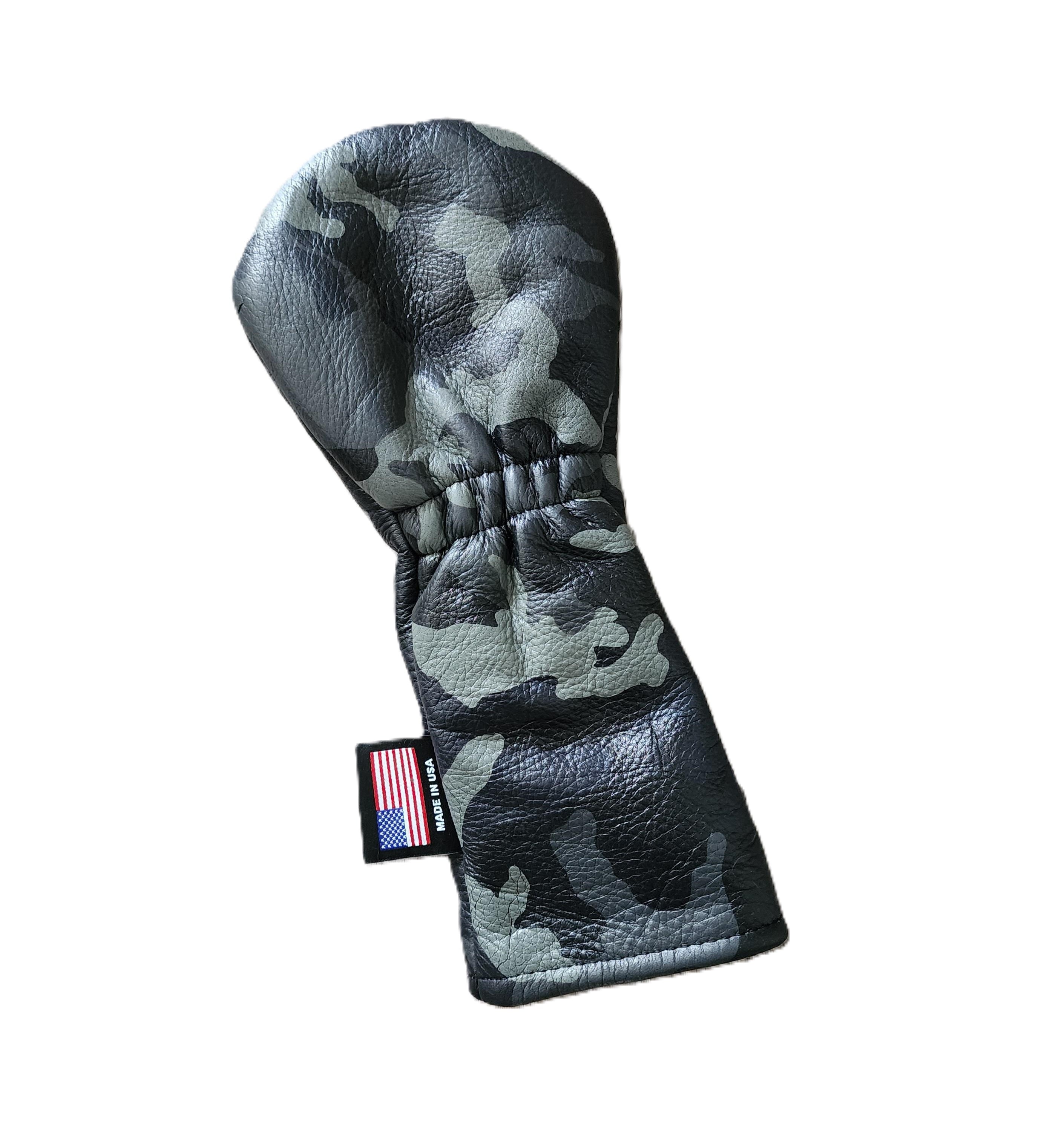 The Neon Camo Skull & Bones Headcover - Robert Mark Golf