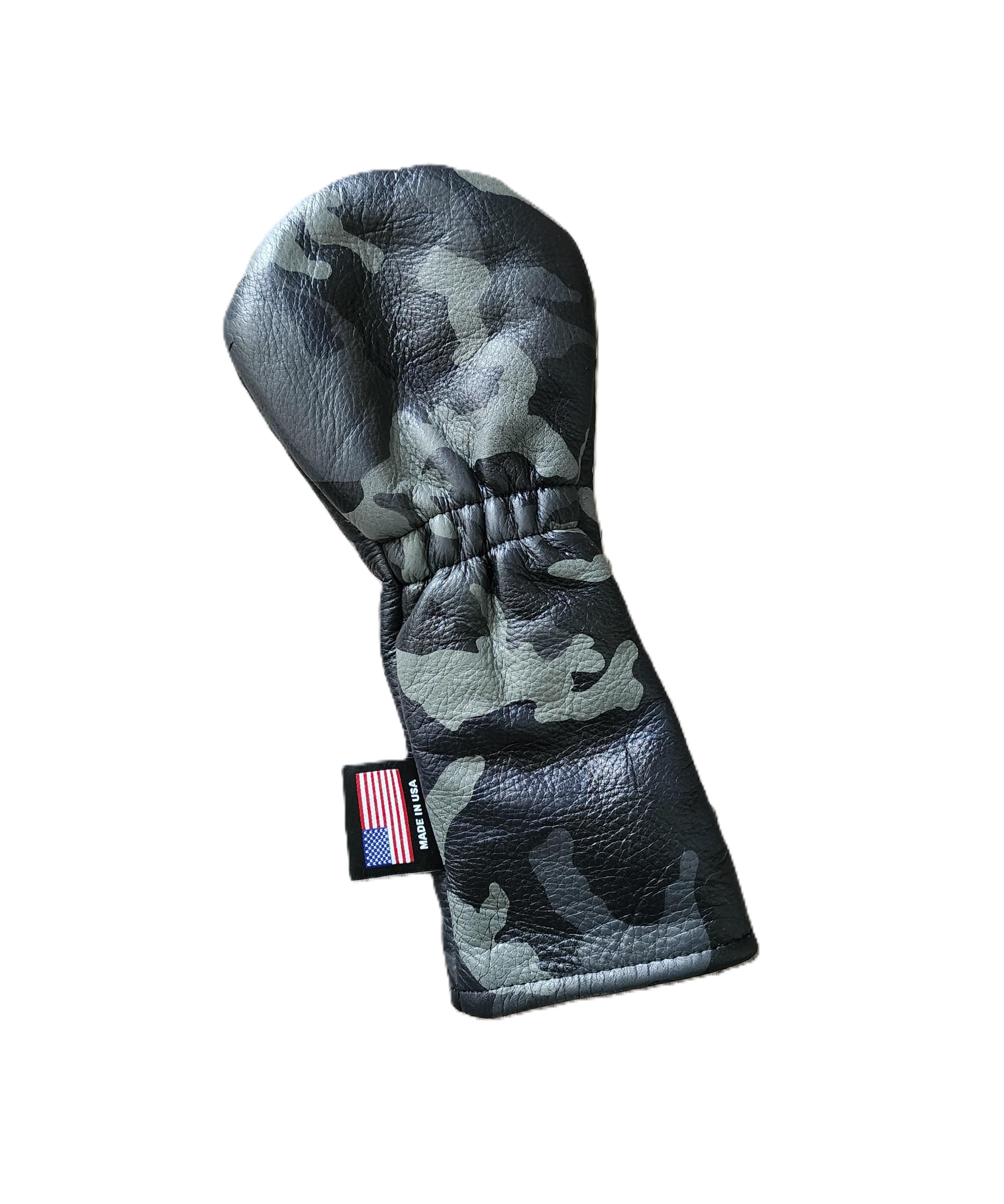 The Neon Camo Skull & Bones Headcover - Robert Mark Golf