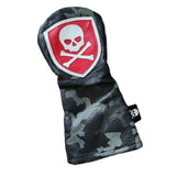 One-Of-A-Kind! The Skull & Bones Shield Urban Camo Driver Headcover.