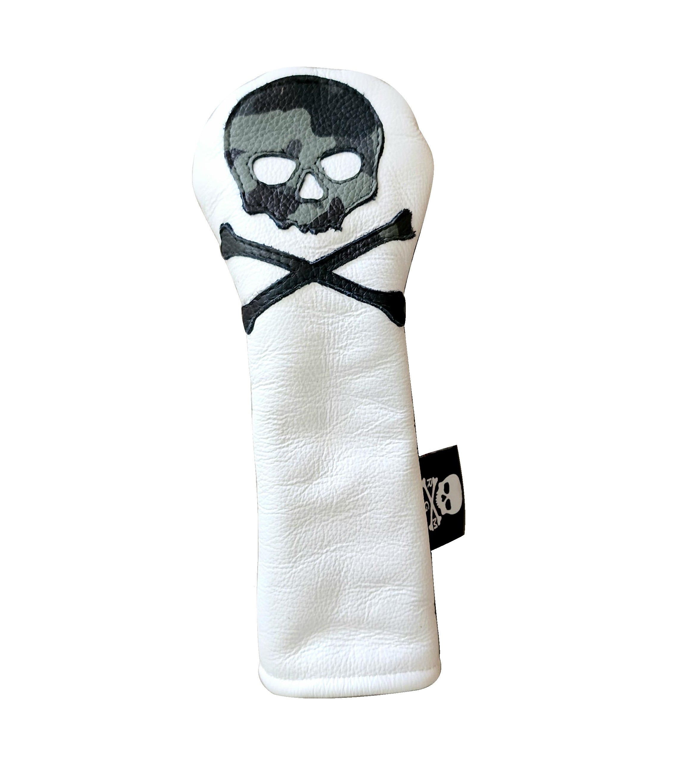 Urban Camo Skull & Bones Hybrid headcover. - Robert Mark Golf