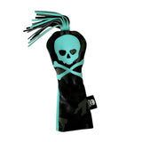 NEW! One-Of-A-Kind! Urban Camo  & Tiffany Blue Skull & Bones Tassel Fairway Wood headcover!