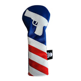 The RMG USA Flag / Gun Fairway Wood Headcover