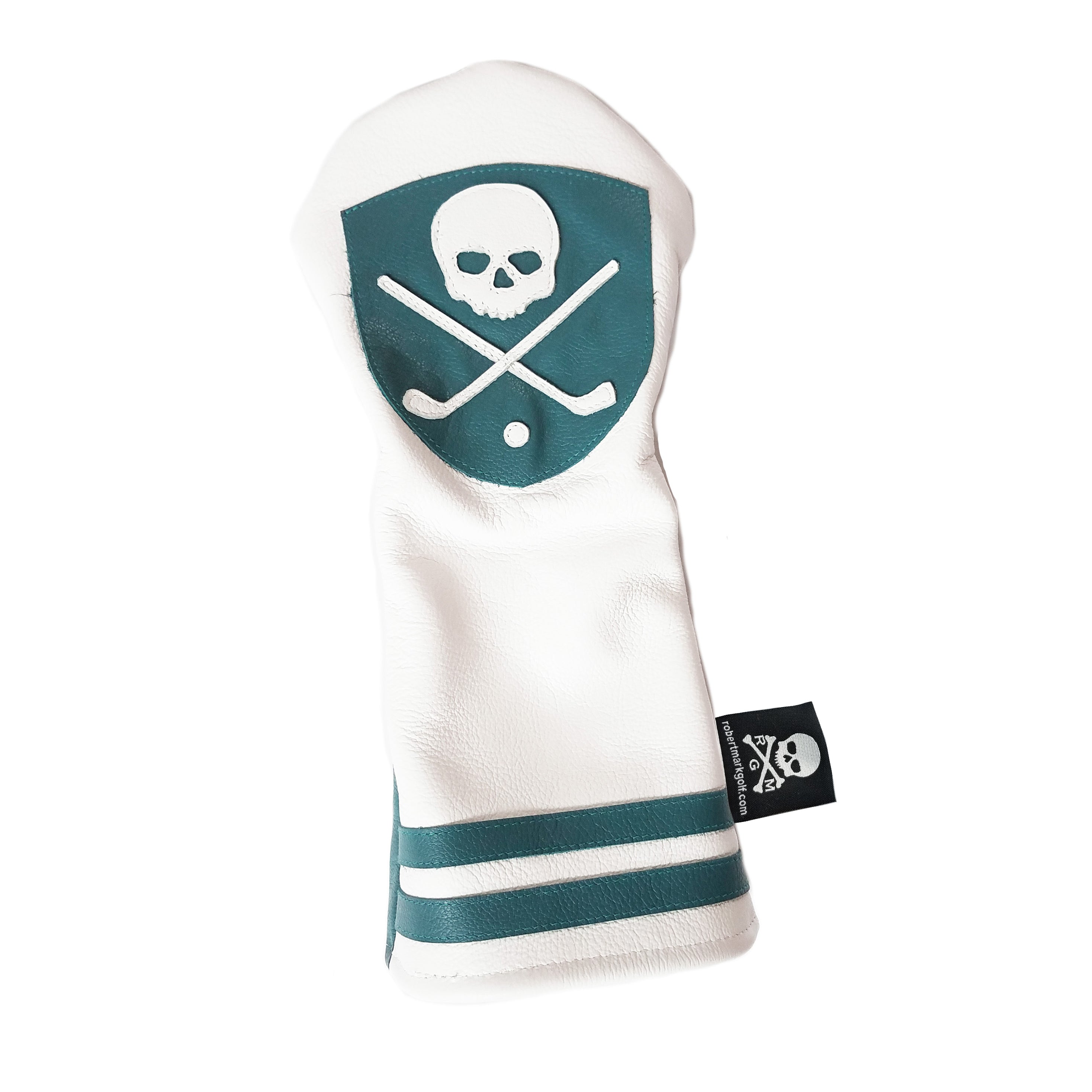 Crest Shield Skull Headcover - Robert Mark Golf