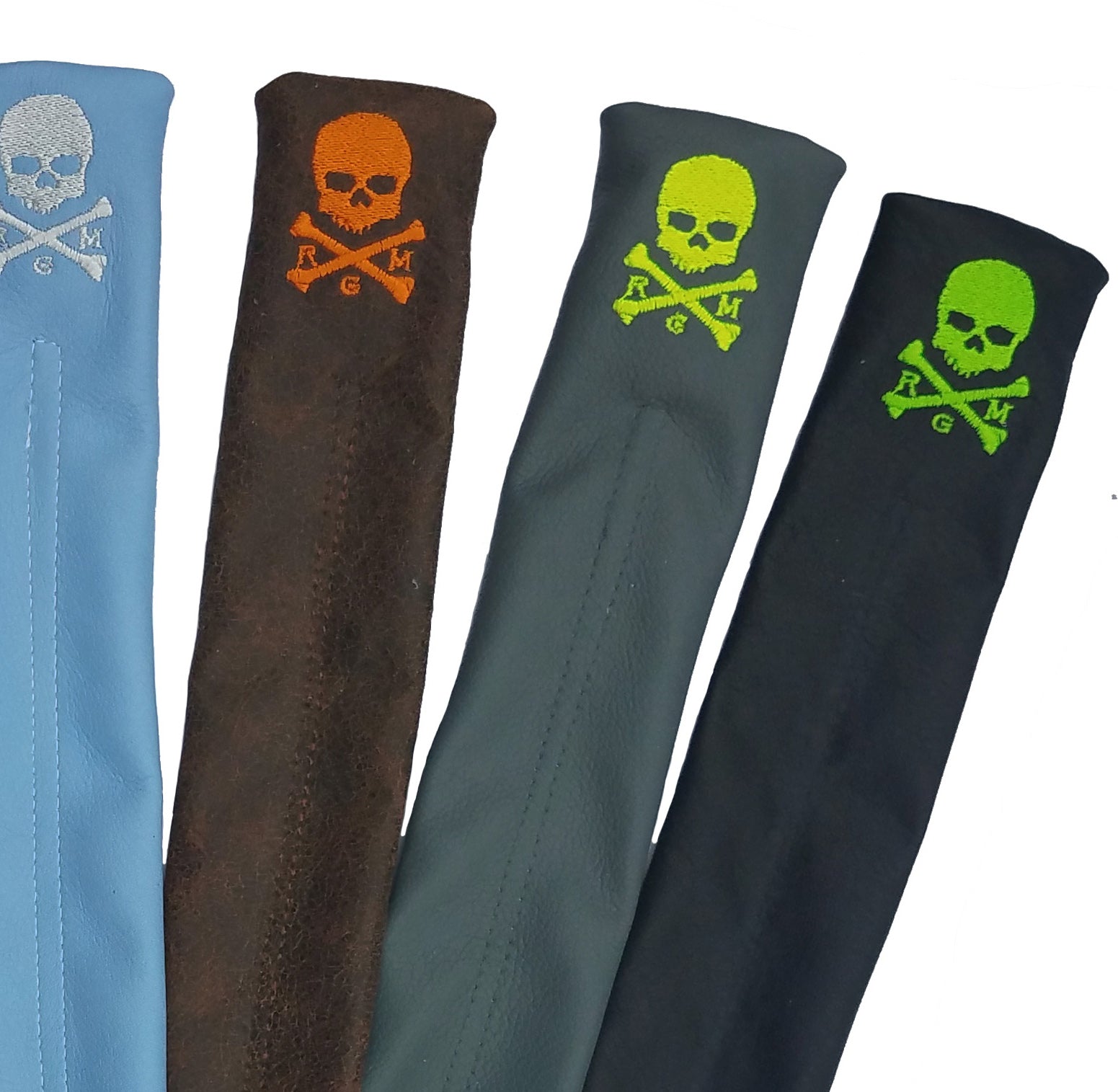 The RMG Skull & Bones Alignment Sticks Cover - Robert Mark Golf