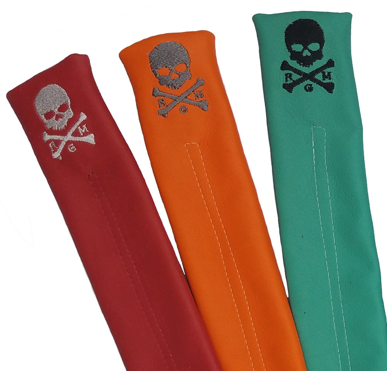 The RMG Skull & Bones Alignment Sticks Cover - Robert Mark Golf