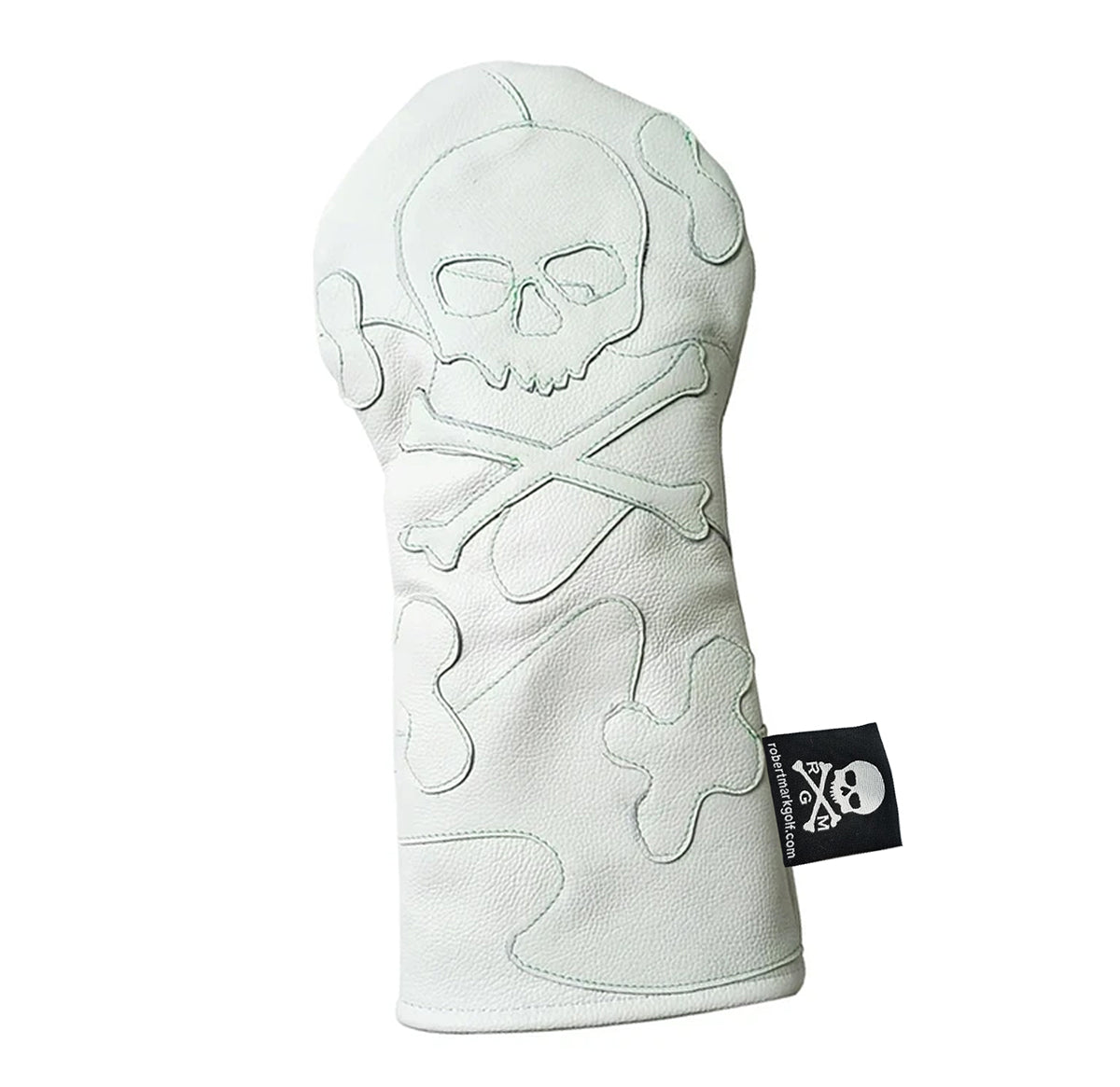 NEW! LTD Edition Whiteout Blizzard Camo Skull & Bones Headcover - Robert Mark Golf