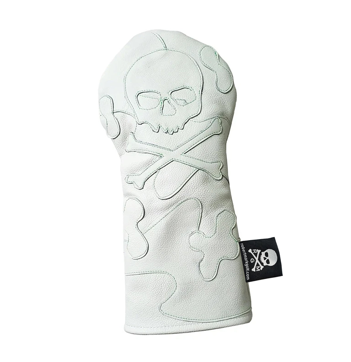 NEW! LTD Edition Whiteout Blizzard Camo Skull & Bones Headcover - Robert Mark Golf