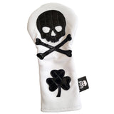 One-Of-A-Kind! Skull & Bones Shamrock Fairway Wood Cover