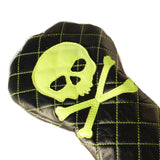 Quilted Neon Skull & Bones Driver Headcover - Robert Mark Golf