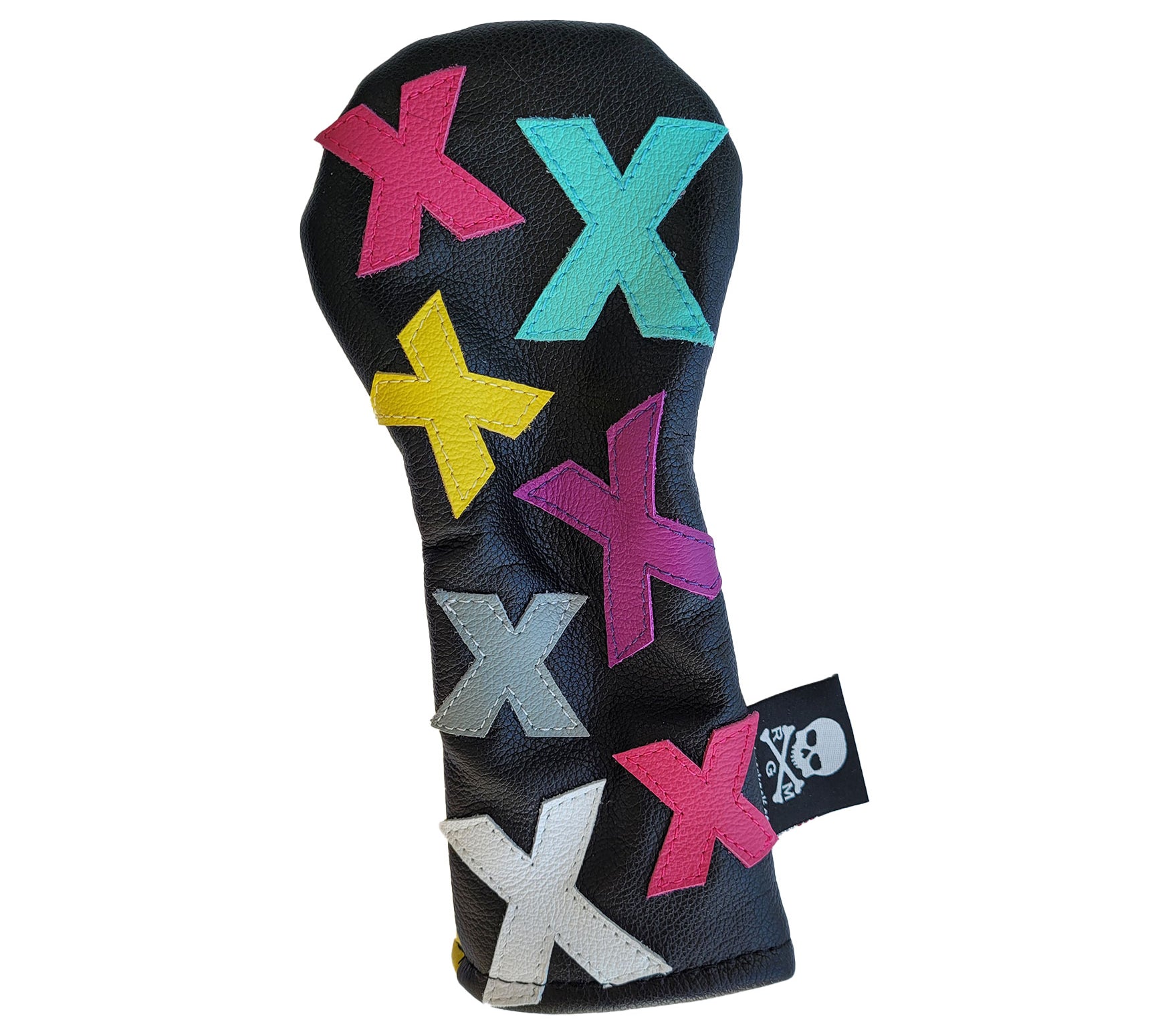 One-Of-A-Kind! The Black "Dancing X's" Hybrid Headcover - Robert Mark Golf