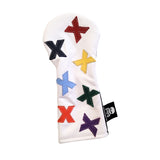 The RMG "Dancing X's" Headcover - Multi Sizes - Robert Mark Golf