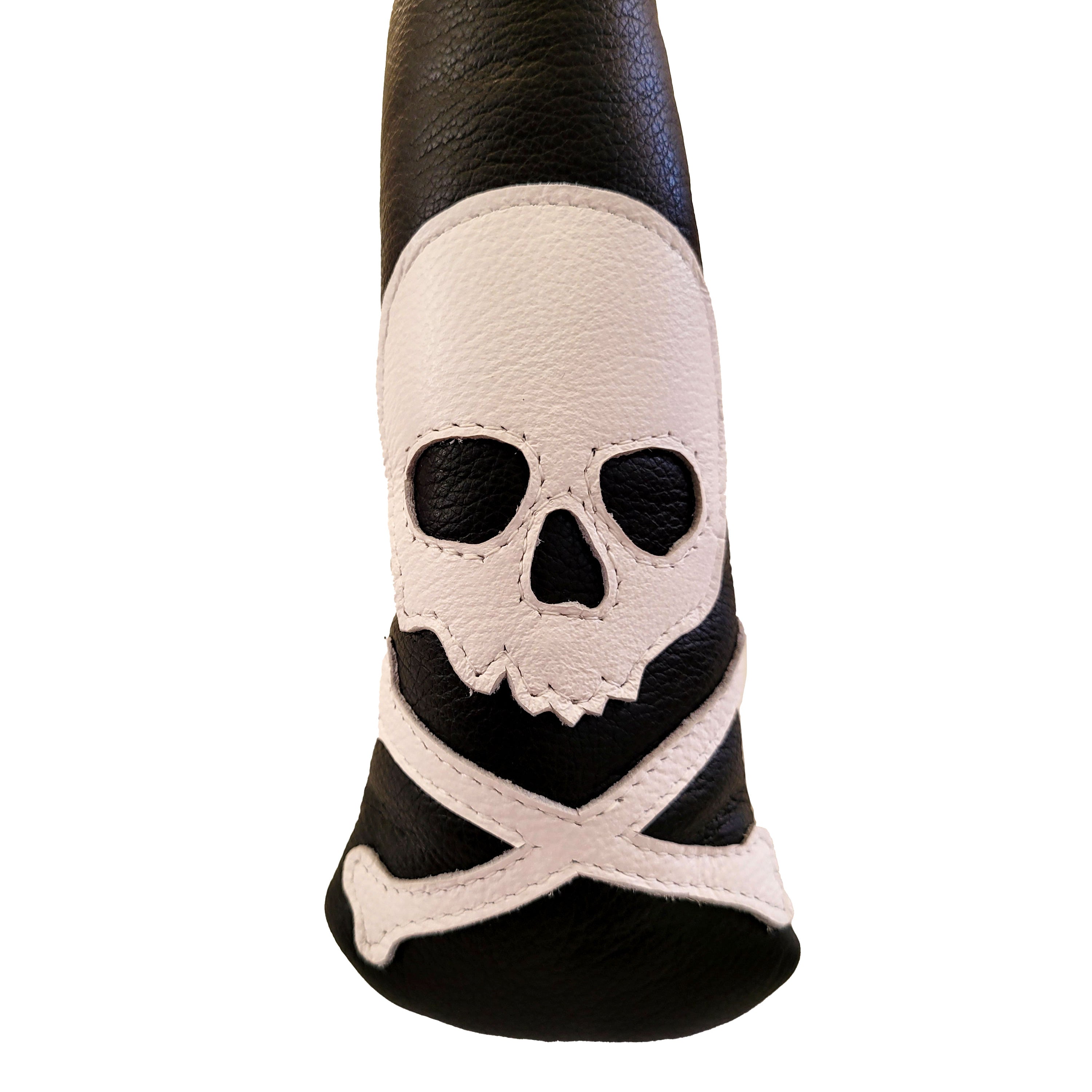 One-Of-A-Kind! Skull & Bones Monochromatic Blade Putter Headcover - Robert Mark Golf