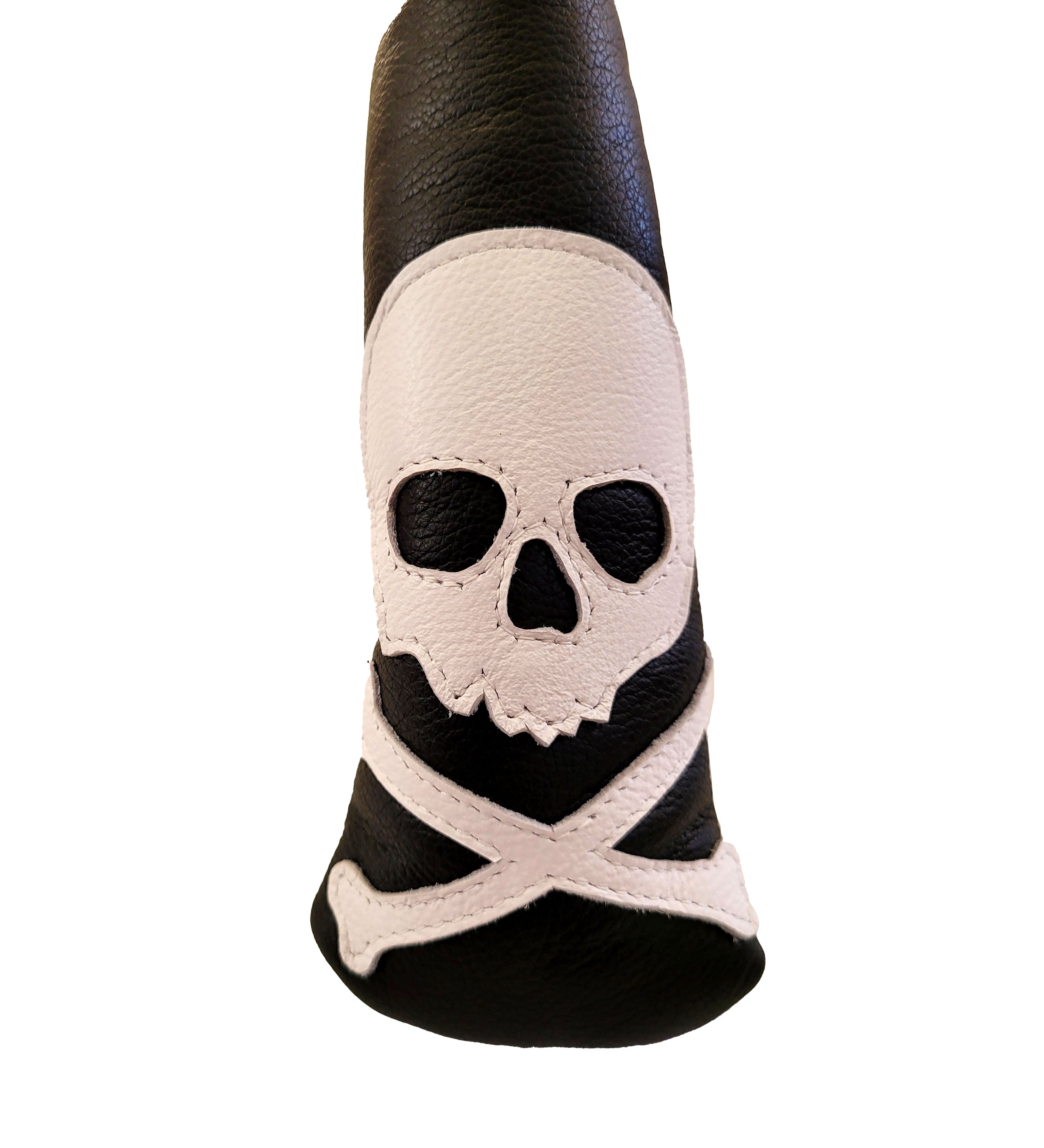 One-Of-A-Kind! Skull & Bones Monochromatic Blade Putter Headcover - Robert Mark Golf