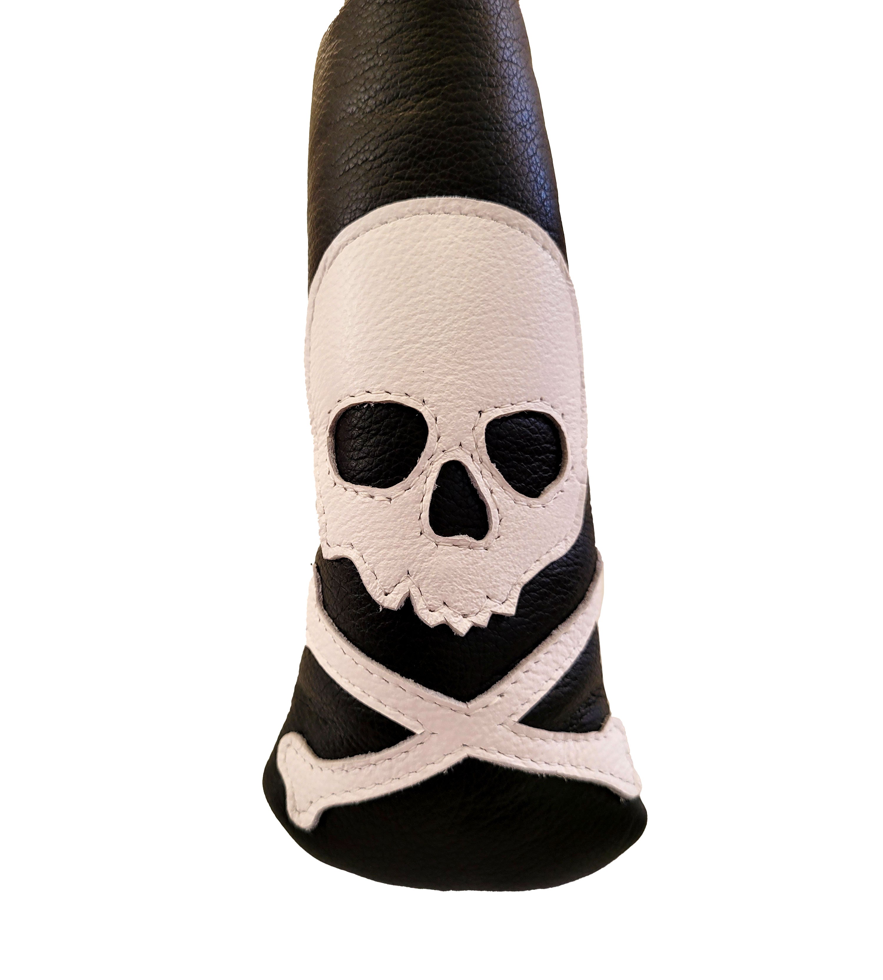 One-Of-A-Kind! Skull & Bones Monochromatic Blade Putter Headcover - Robert Mark Golf