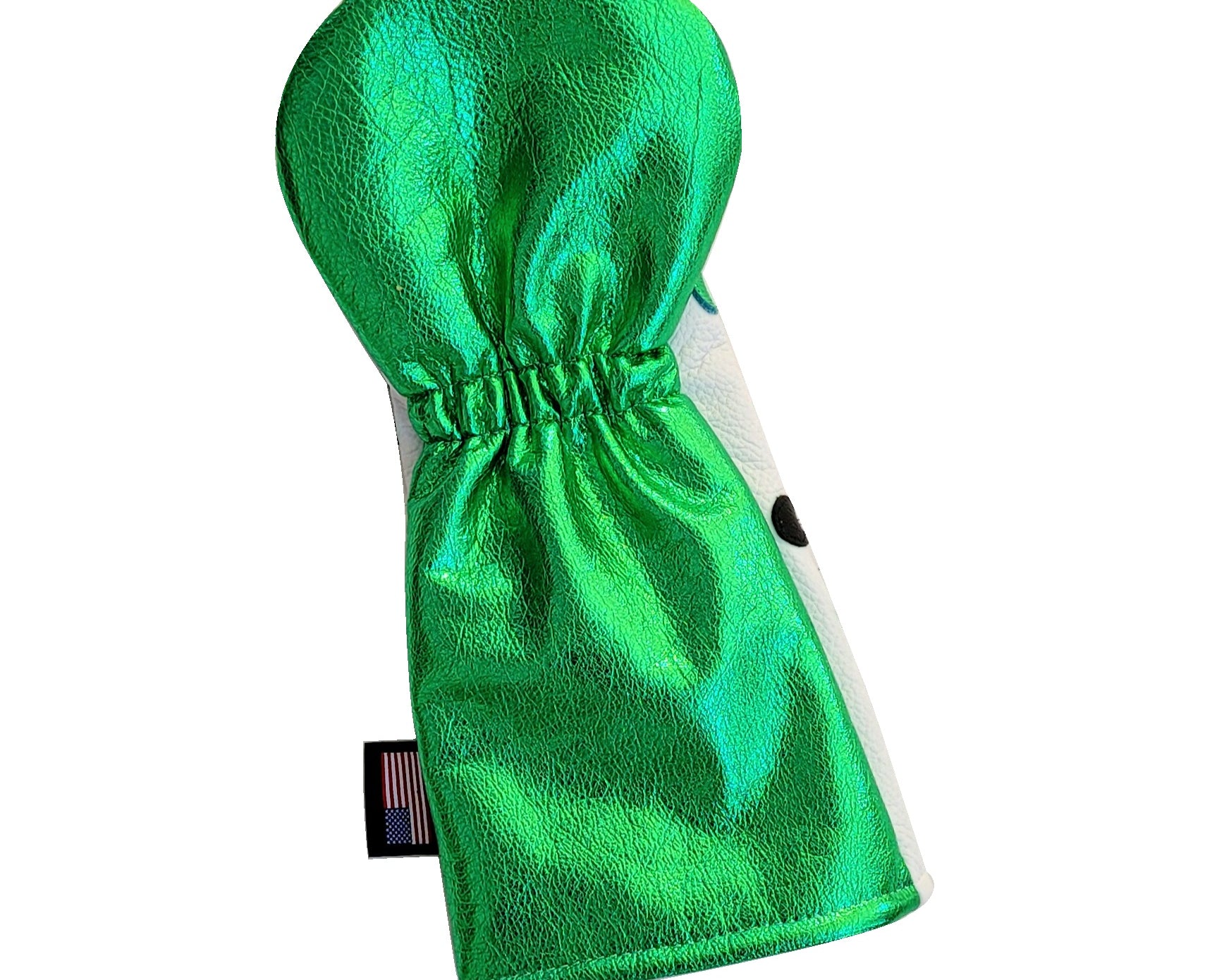 Limited Edition! Metallic Green Dancing "Angry Bombs" Driver Headcover - Robert Mark Golf
