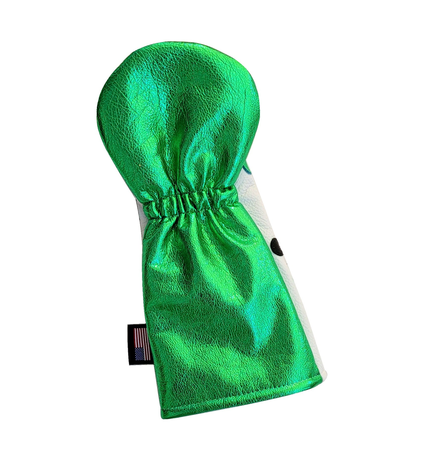 Limited Edition! Metallic Green Dancing "Angry Bombs" Driver Headcover - Robert Mark Golf