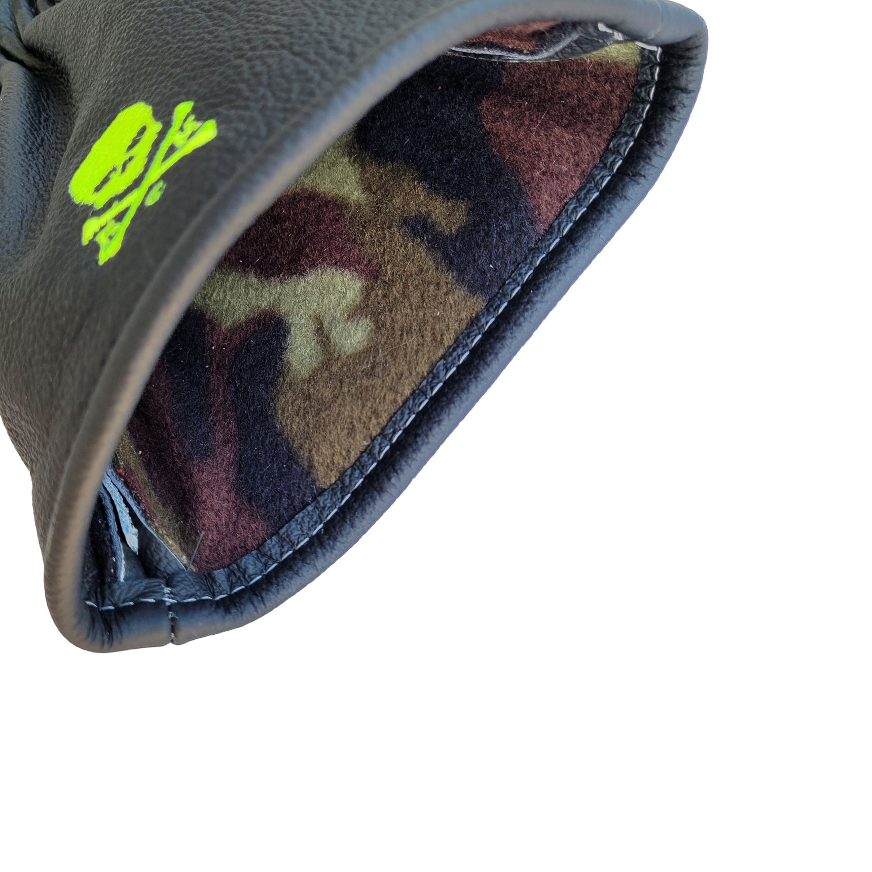 One-Of-A-Kind! Neon Skull & Bones Camo Driver Headcover - Robert Mark Golf