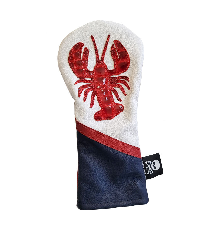 One-Of-A-Kind! The Red White & Blue Lobster Fairway Wood Cover - Robert Mark Golf