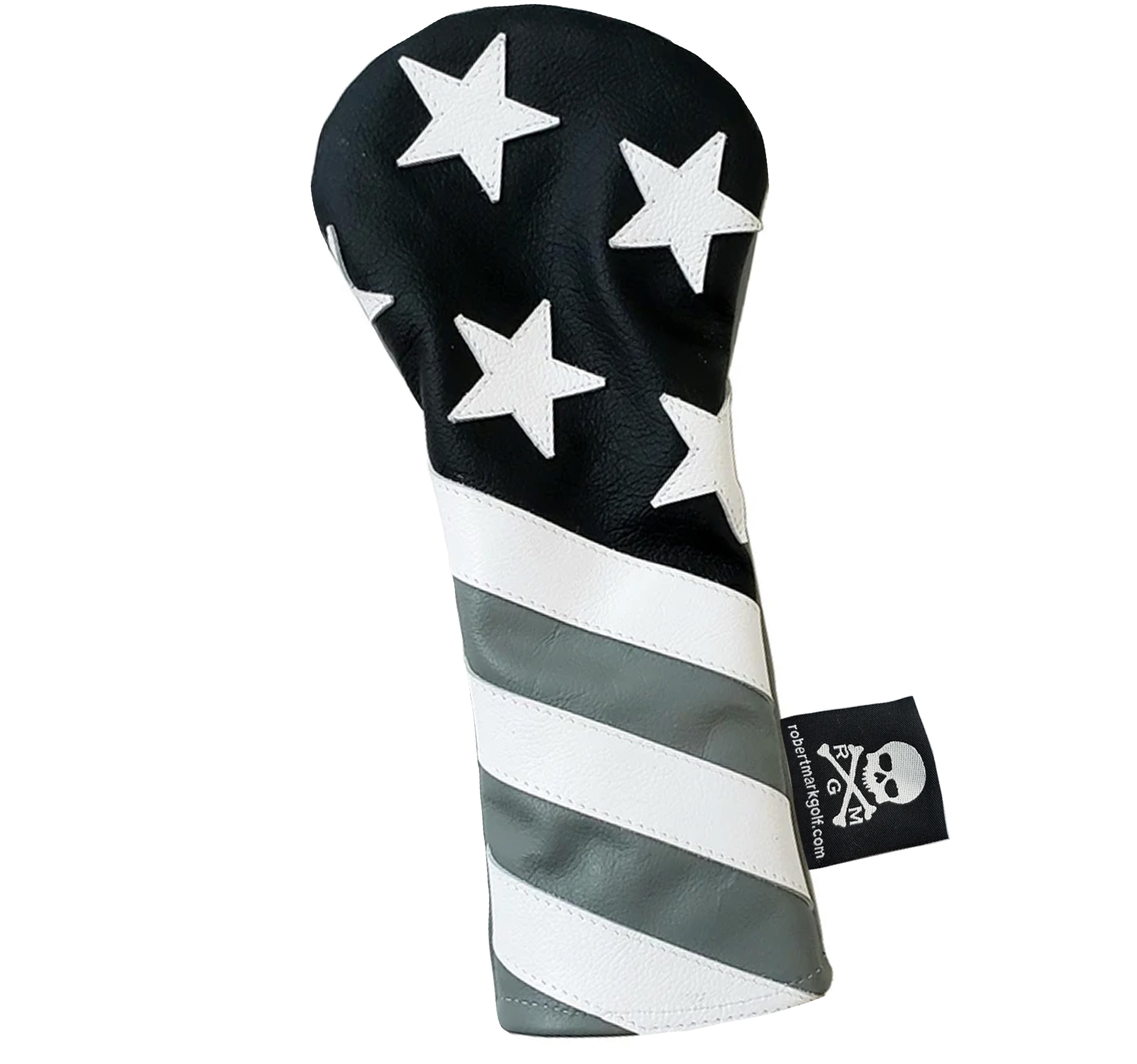 NEW! Monochromatic USA Flag Headcover - Robert Mark Golf