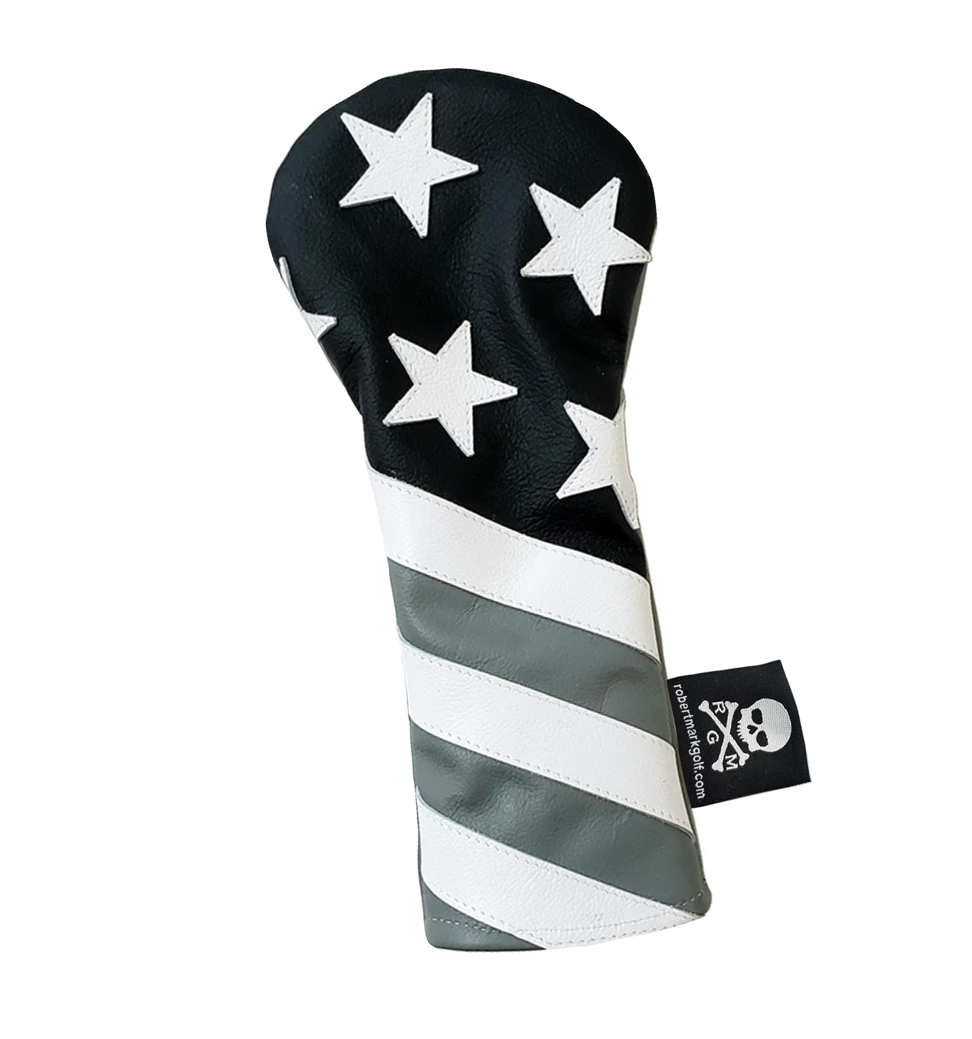 NEW! Monochromatic USA Flag Headcover - Robert Mark Golf