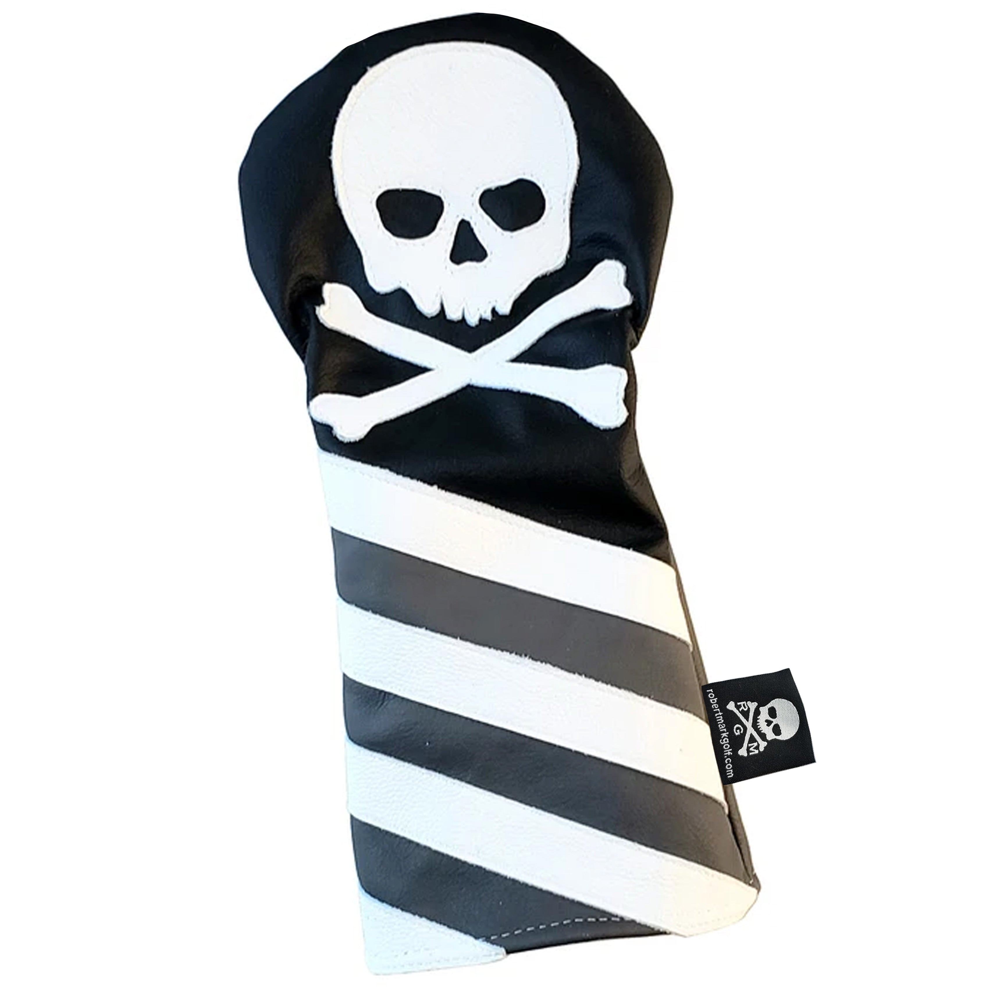 Monochromatic Skull & Bones USA Flag Headcover - Robert Mark Golf