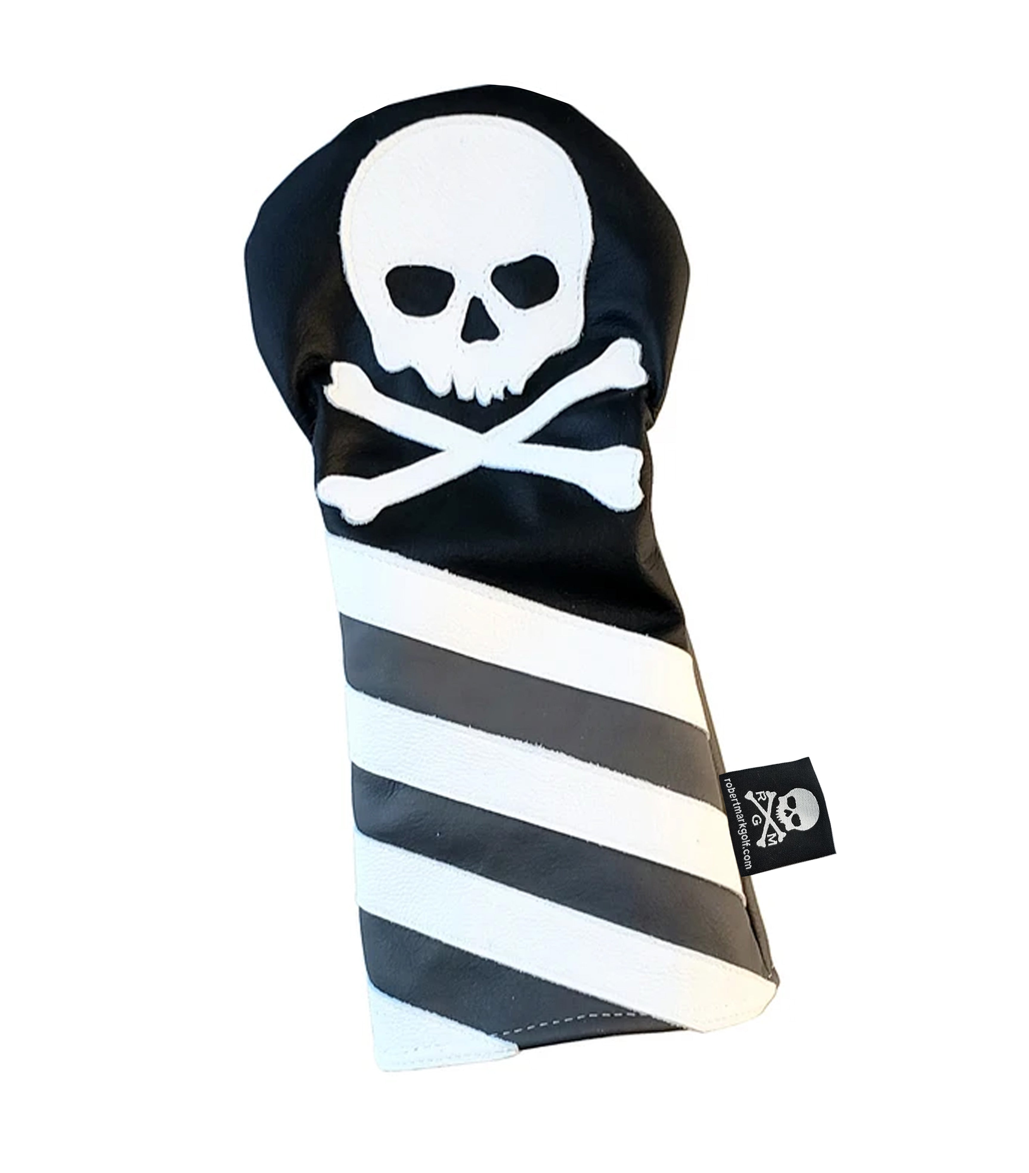 Monochromatic Skull & Bones USA Flag Headcover - Robert Mark Golf