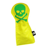 One-Of-A-Kind! The Neon Yellow & Green Skull & Bones Driver Headcover.