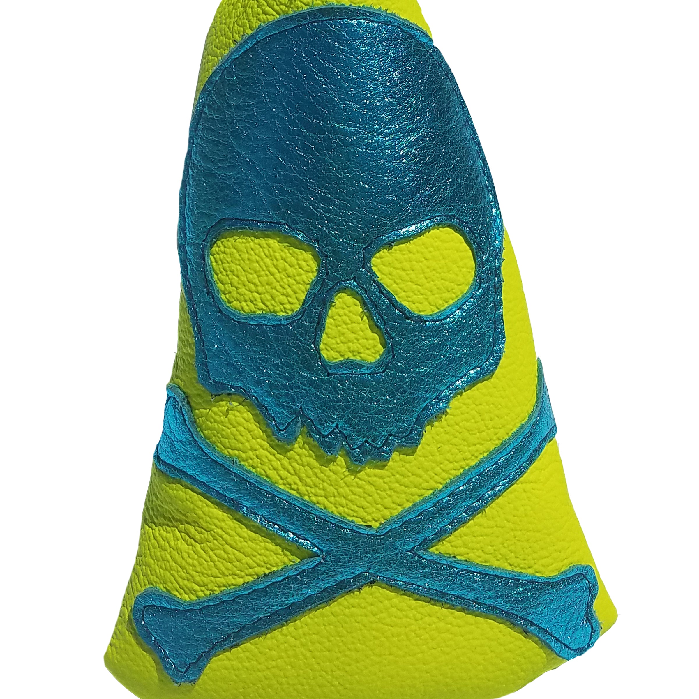 Limited Edition! The RMG Skull & Bones Neon Putter Cover - Robert Mark Golf