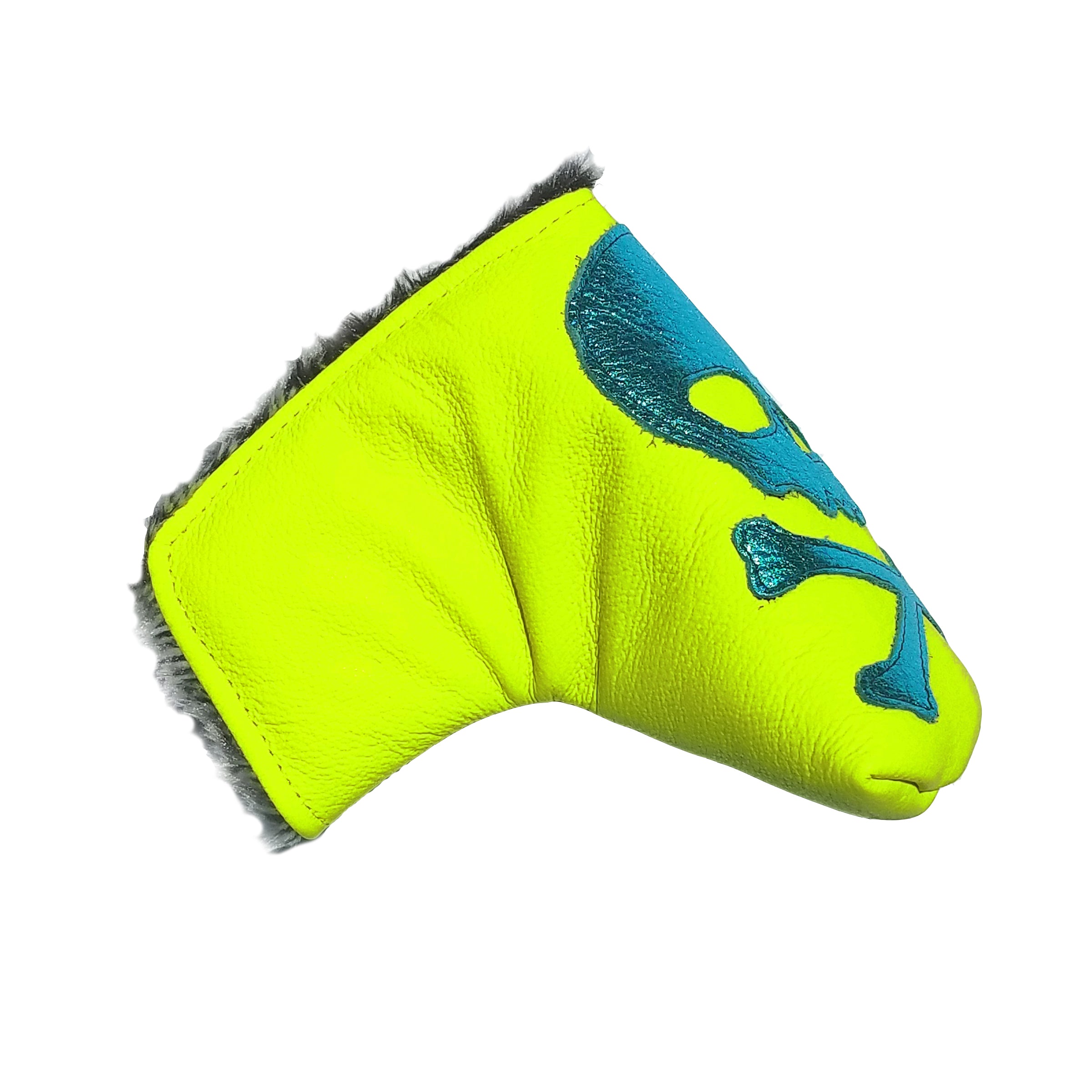Limited Edition! The RMG Skull & Bones Neon Putter Cover - Robert Mark Golf