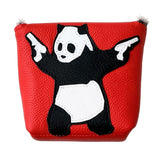 Back In Stock! The Panda With Guns Mallet Putter Cover - Robert Mark Golf