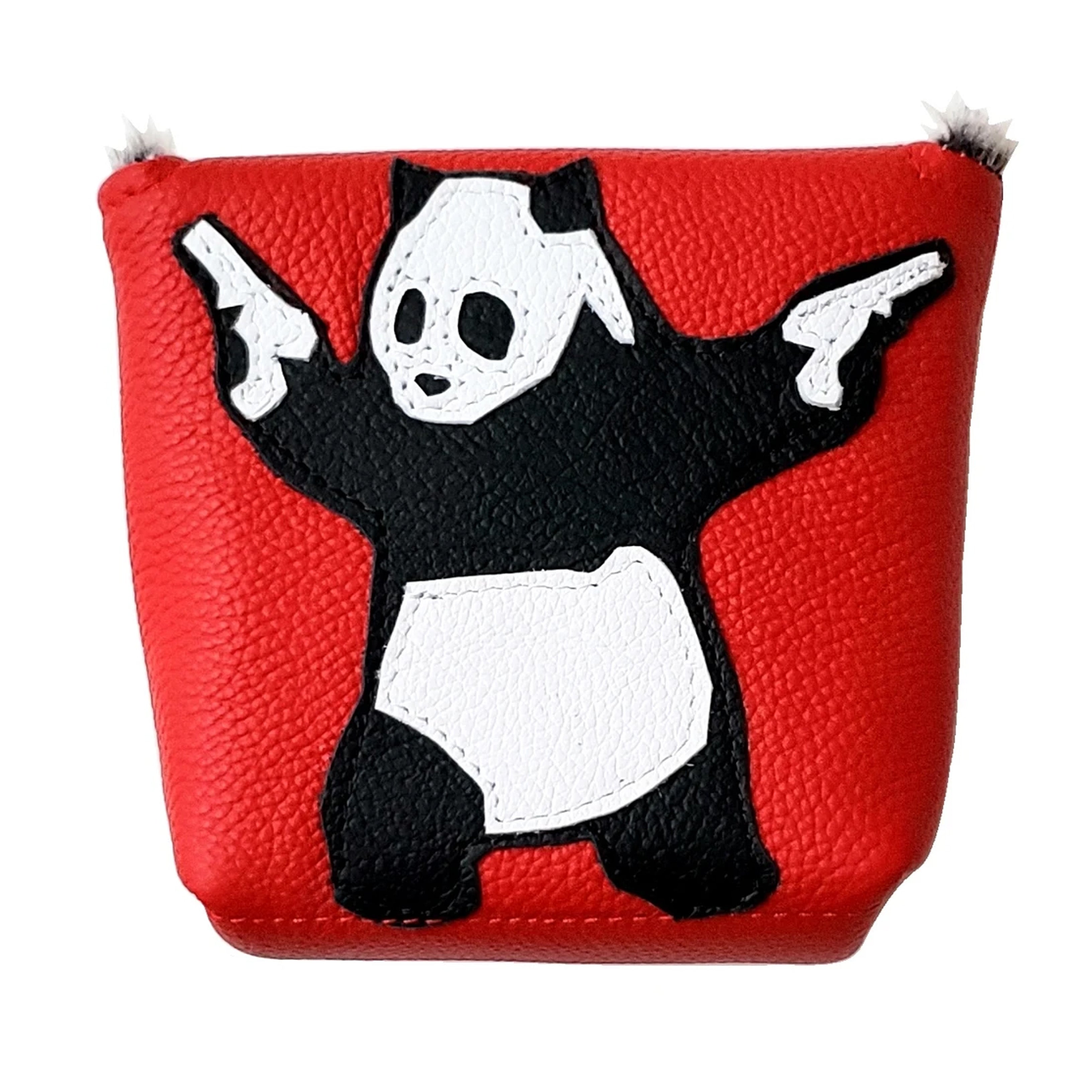 Back In Stock! The Panda With Guns Mallet Putter Cover - Robert Mark Golf
