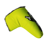 The Neon Yellow Panda With Guns Putter Cover - Robert Mark Golf