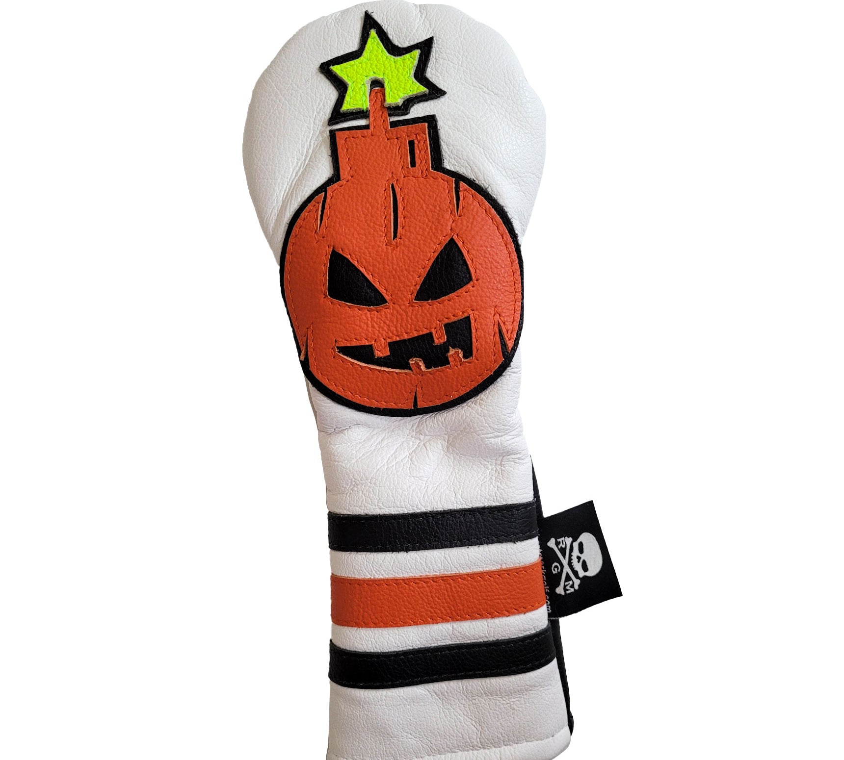 HALLOWEEN Limited Edition! The "Angry Pumpkin Bomb" Fairway Headcover - Robert Mark Golf
