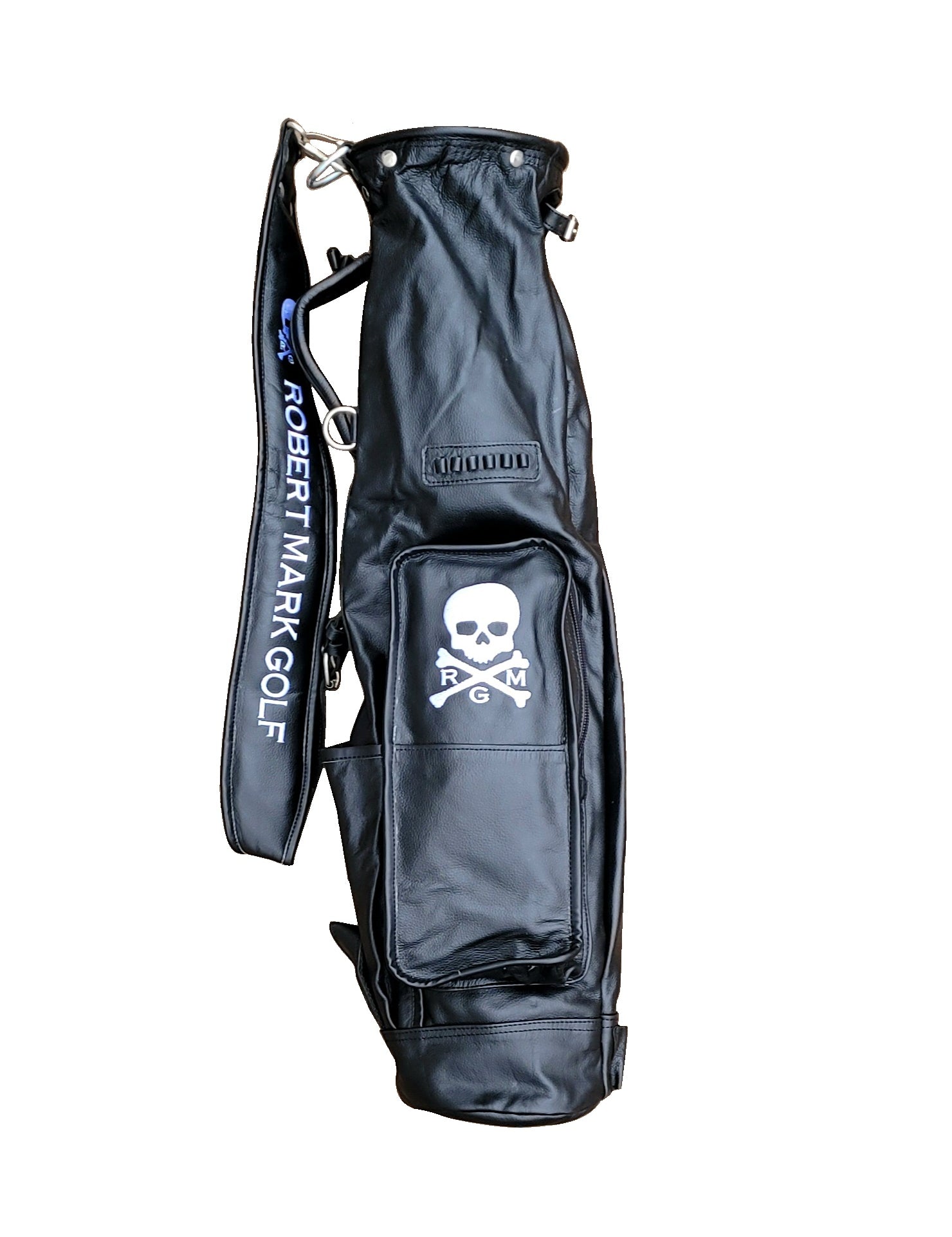 New Release! The 100% Leather, RMG Sunday Carry Golf Bag! Ships immediately! - Robert Mark Golf