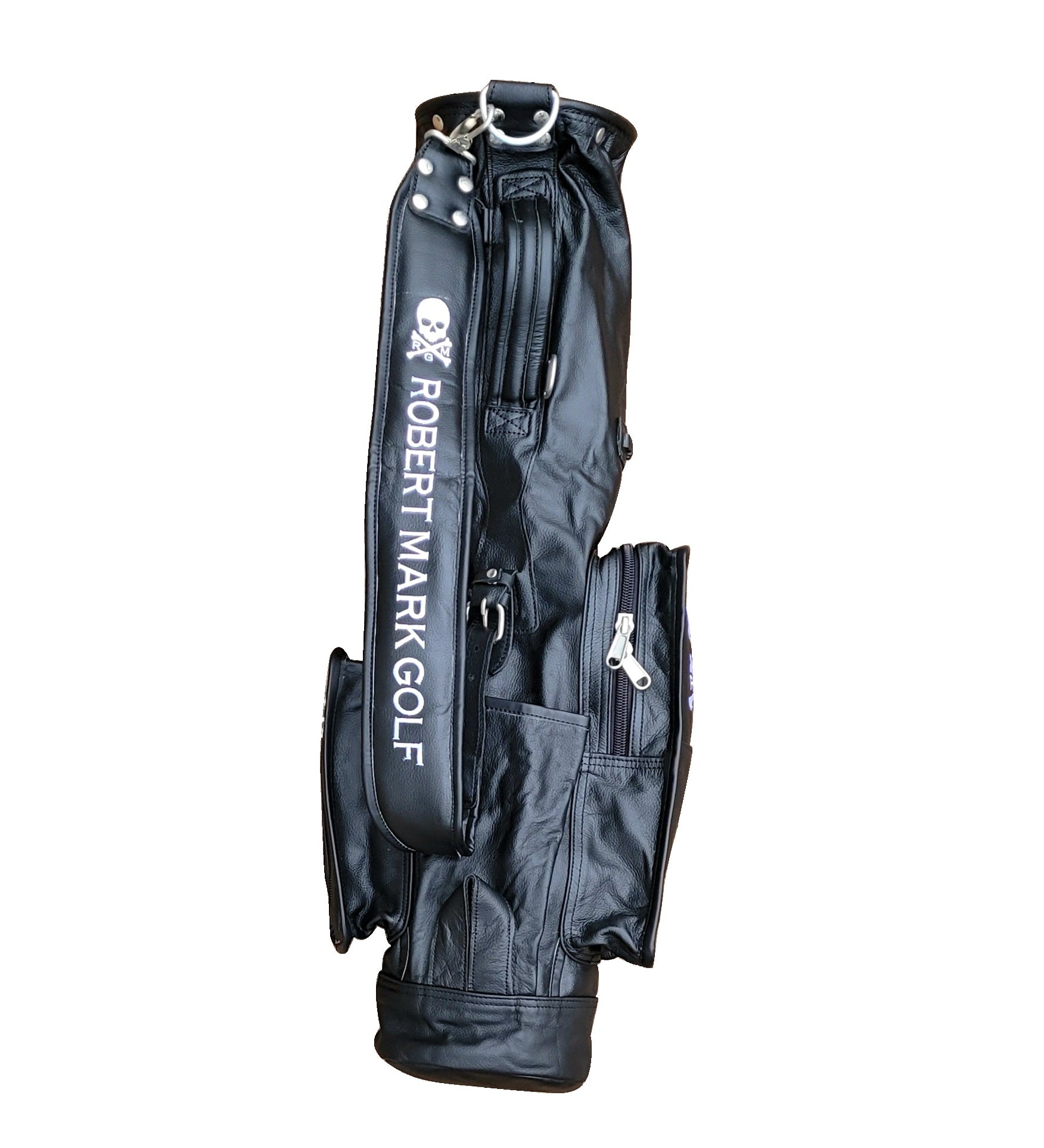 New Release! The 100% Leather, RMG Sunday Carry Golf Bag! Ships immediately! - Robert Mark Golf