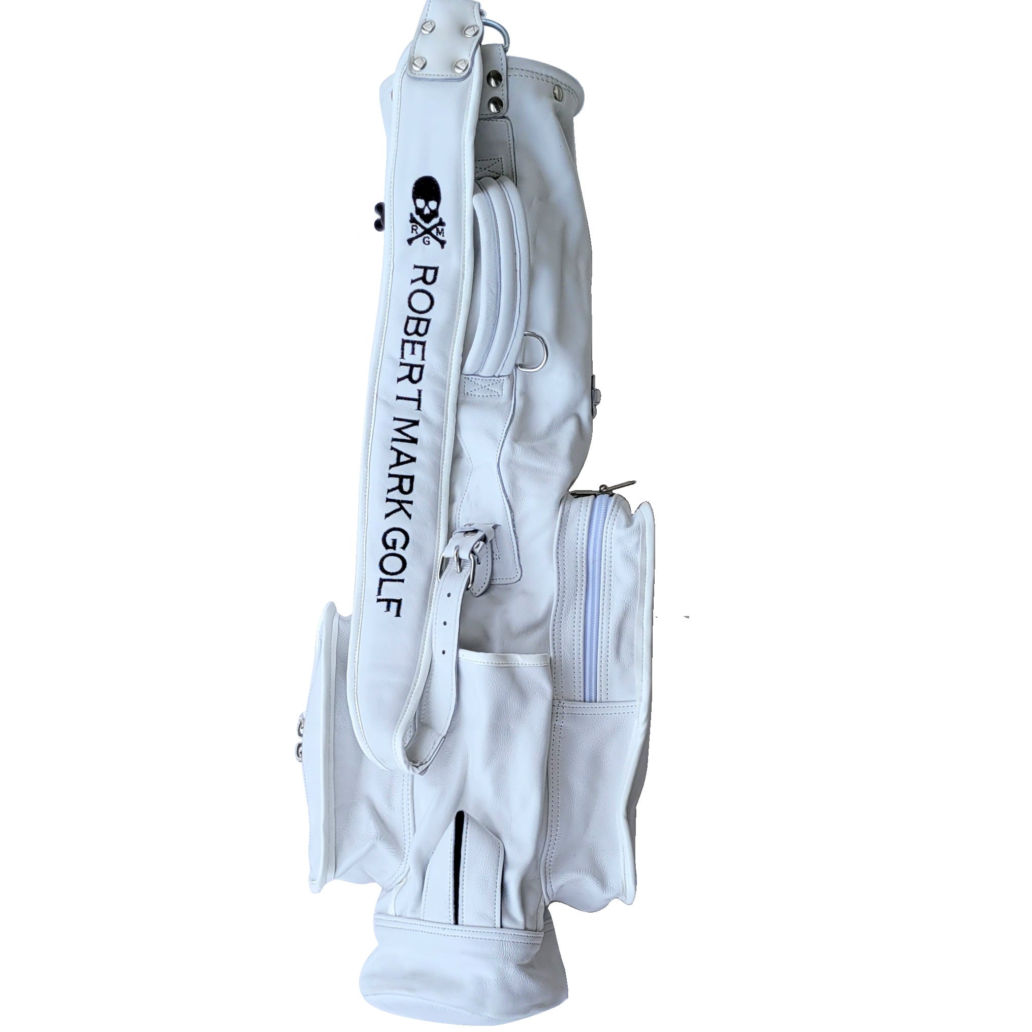 New Release! The 100% Leather, RMG Sunday Carry Golf Bag! Ships immediately! - Robert Mark Golf