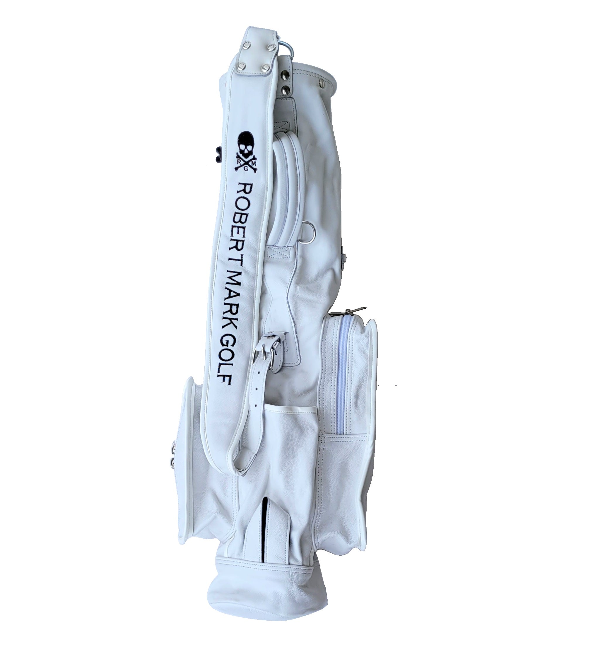 New Release! The 100% Leather, RMG Sunday Carry Golf Bag! Ships immediately! - Robert Mark Golf