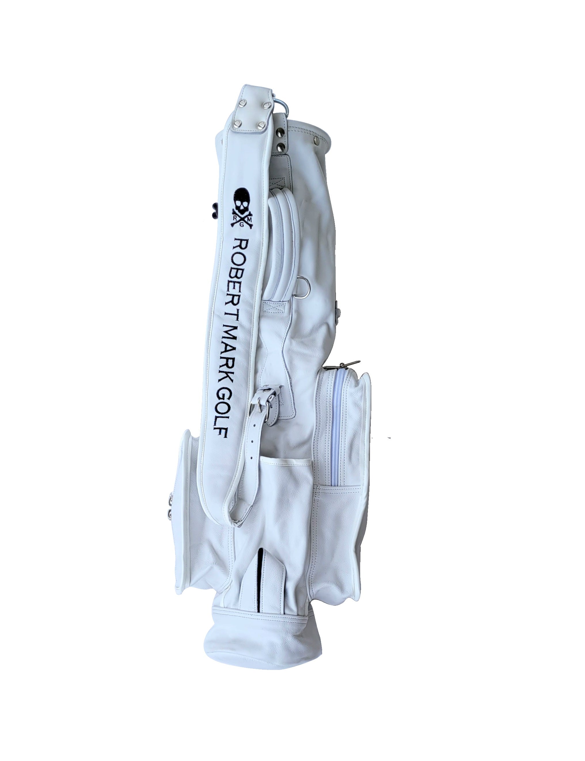 New Release! The 100% Leather, RMG Sunday Carry Golf Bag! Ships immediately! - Robert Mark Golf
